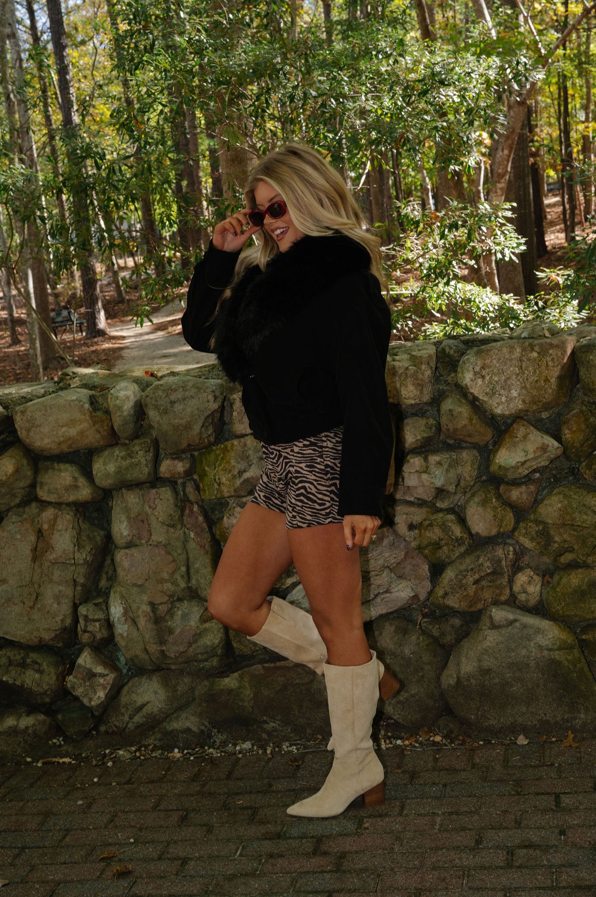 Zebra Print Short