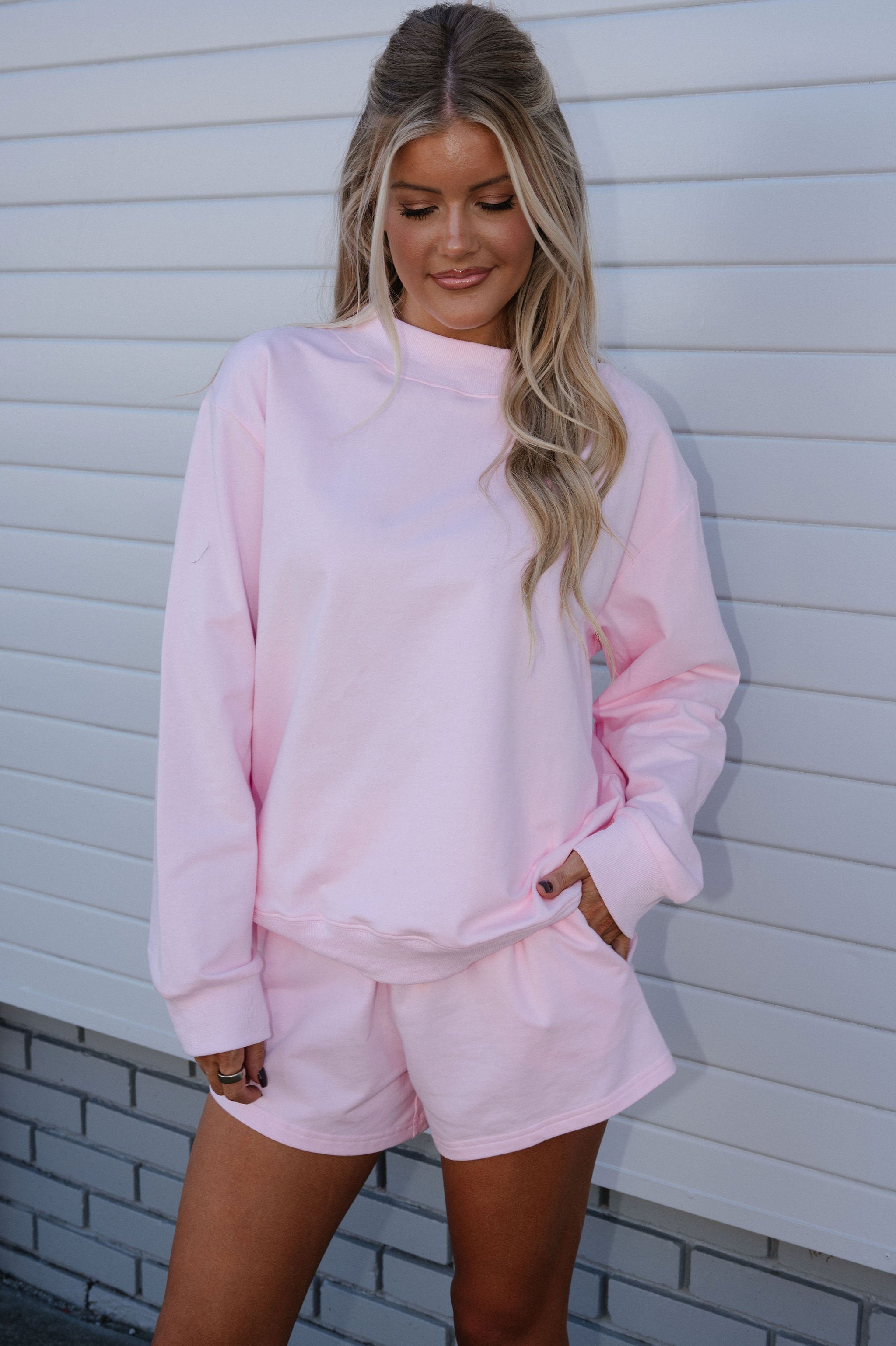 Brooke Shorts Set- Baby Pink