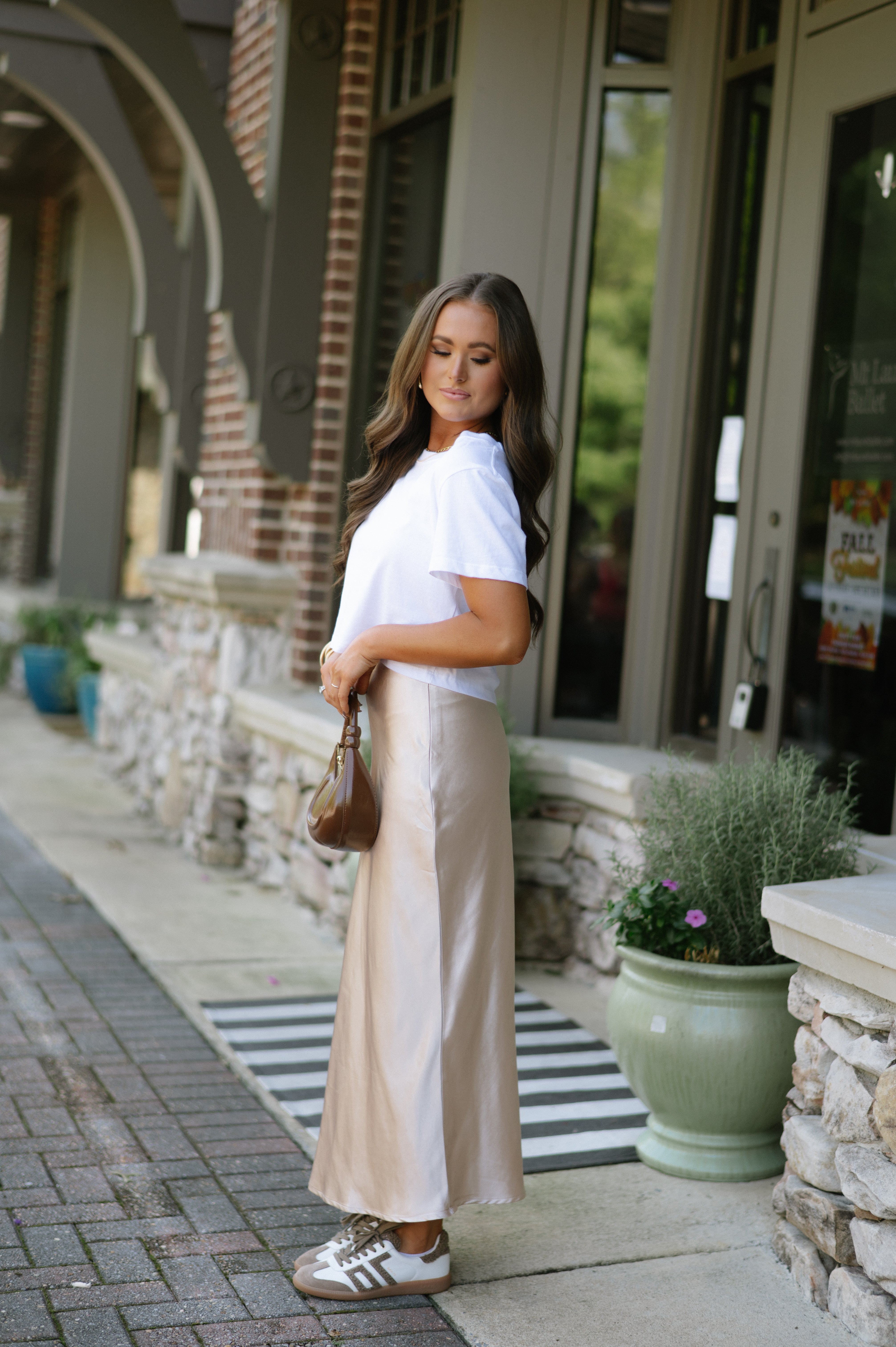 Luna Maxi Skirt-Champagne