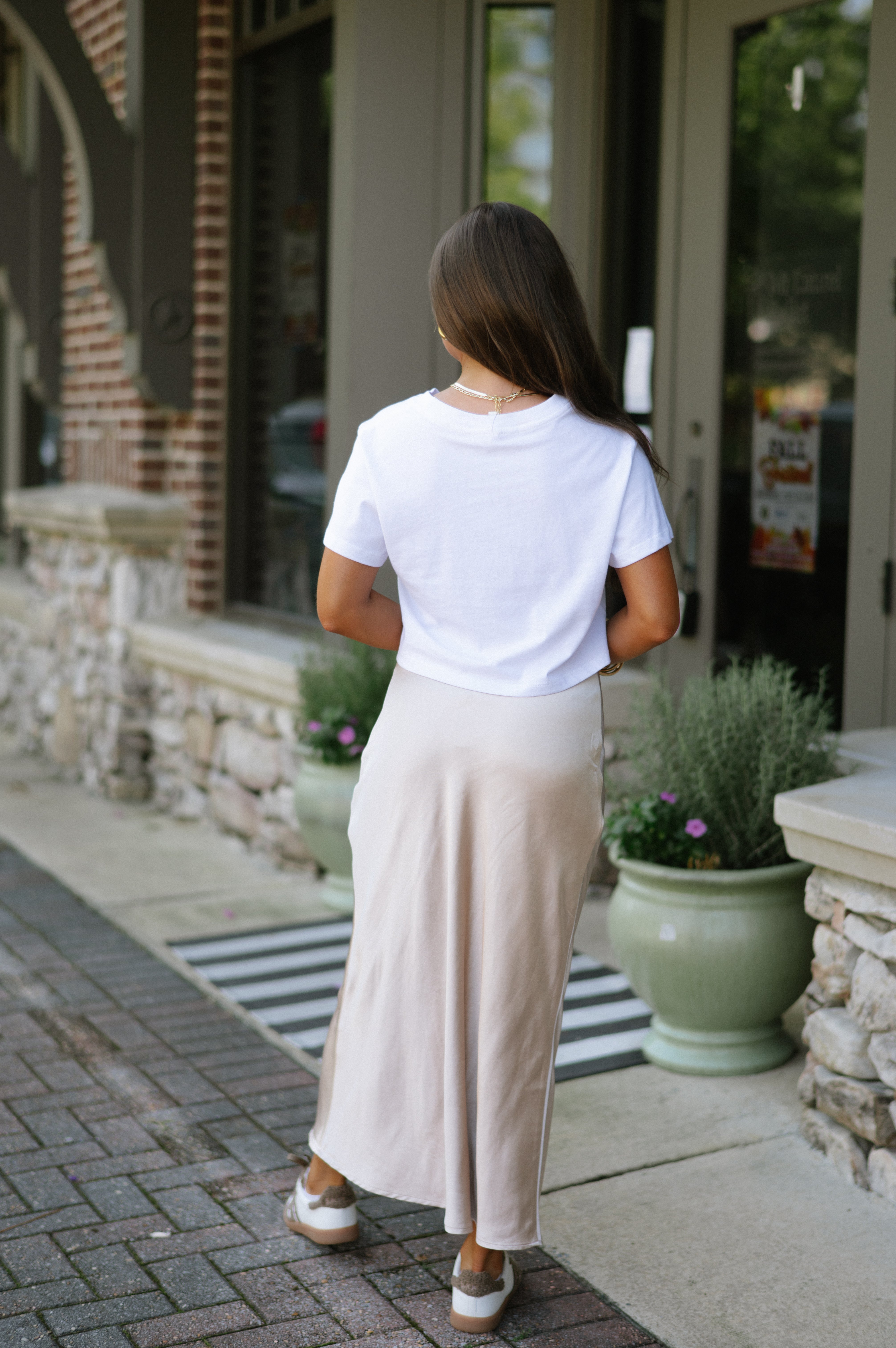 Luna Maxi Skirt-Champagne