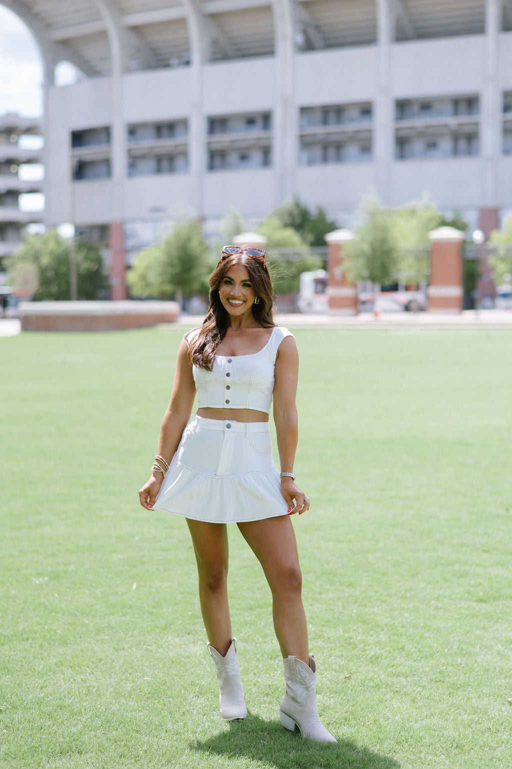 Libby Skirt Set-Off White