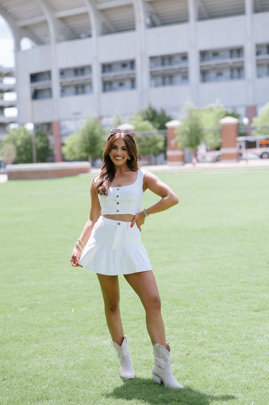 Libby Skirt Set-Off White