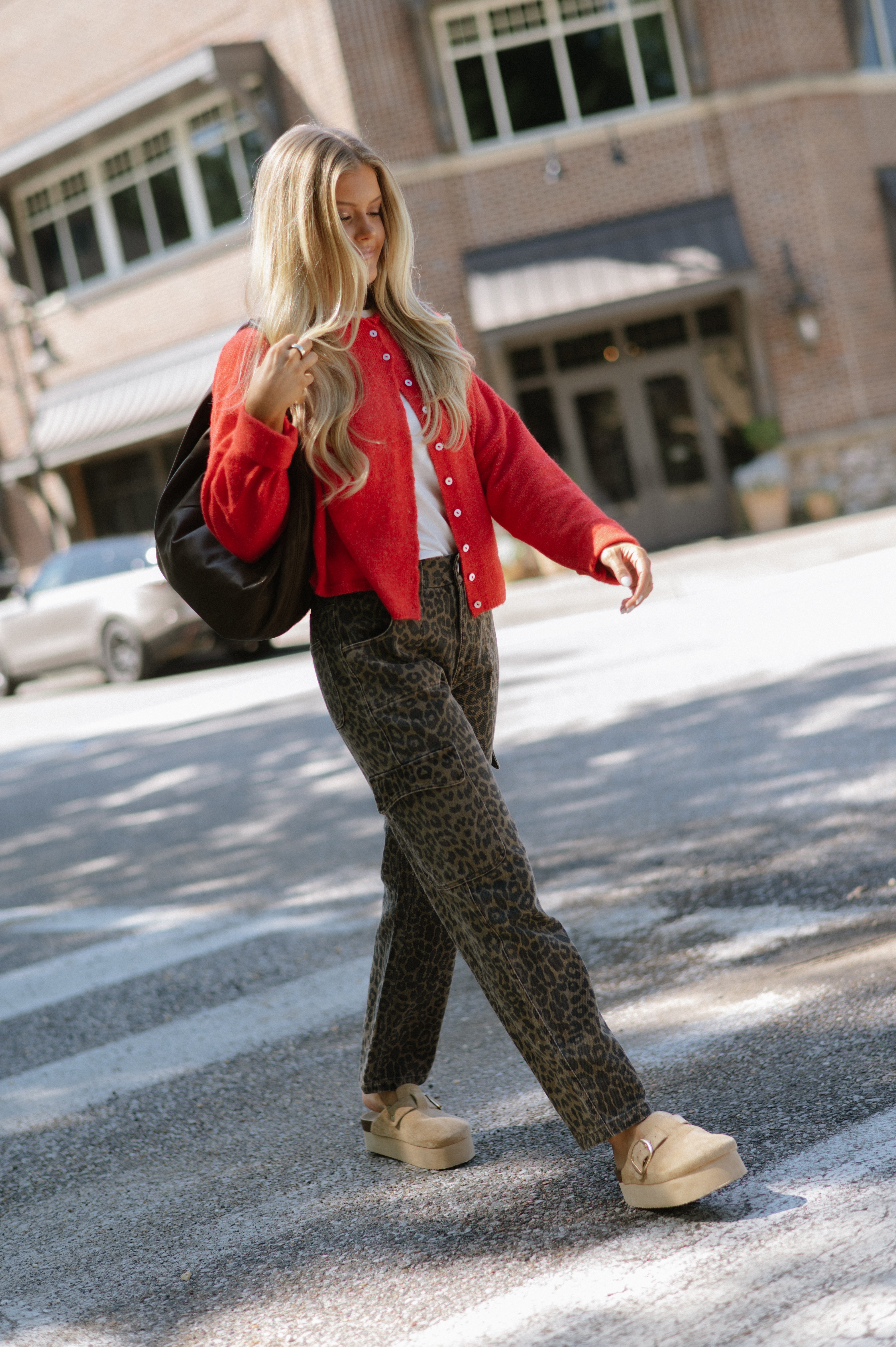 Victoria Cardigan- Red