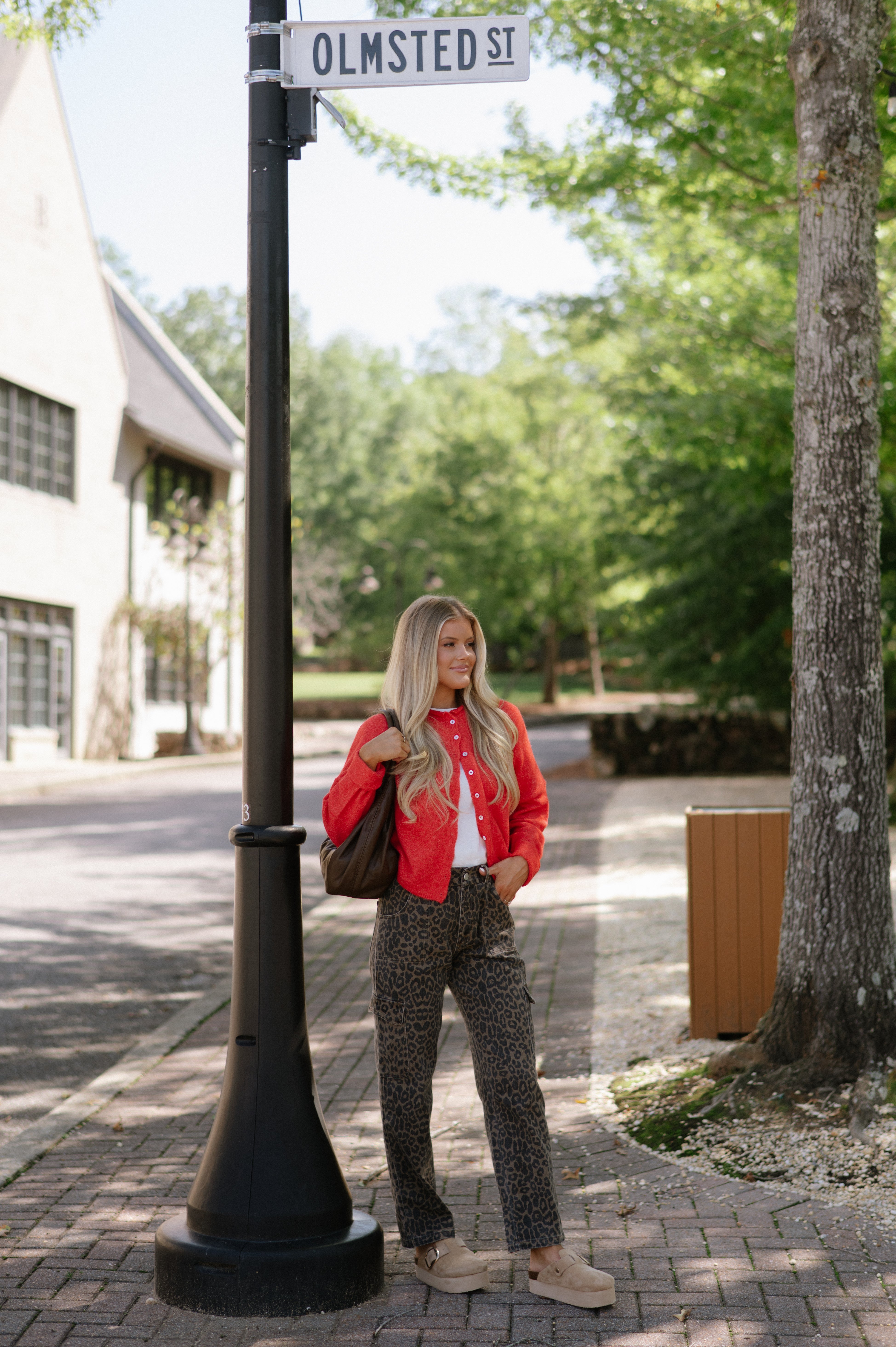 Victoria Cardigan- Red