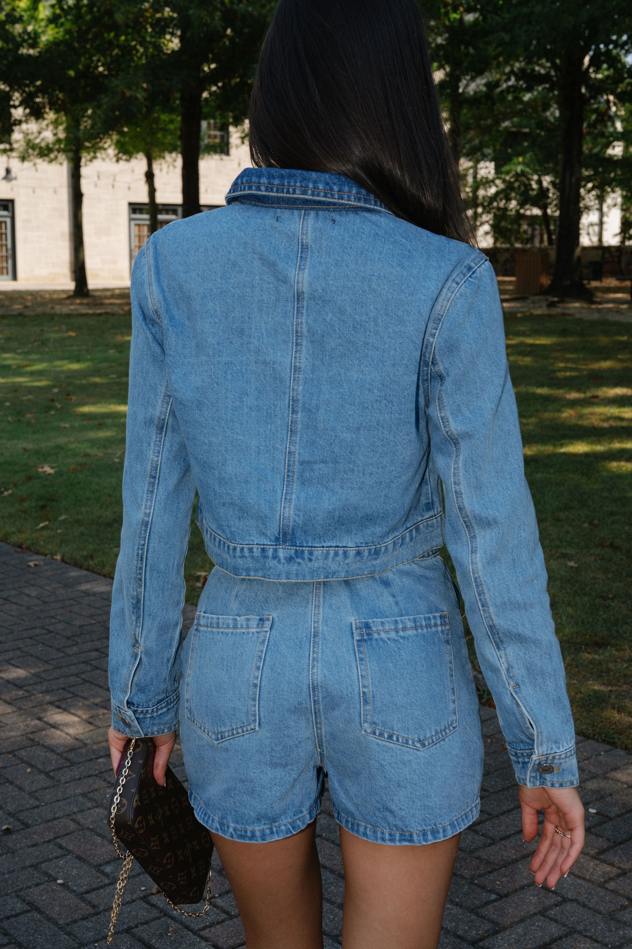 Wesley Skort Set-Denim