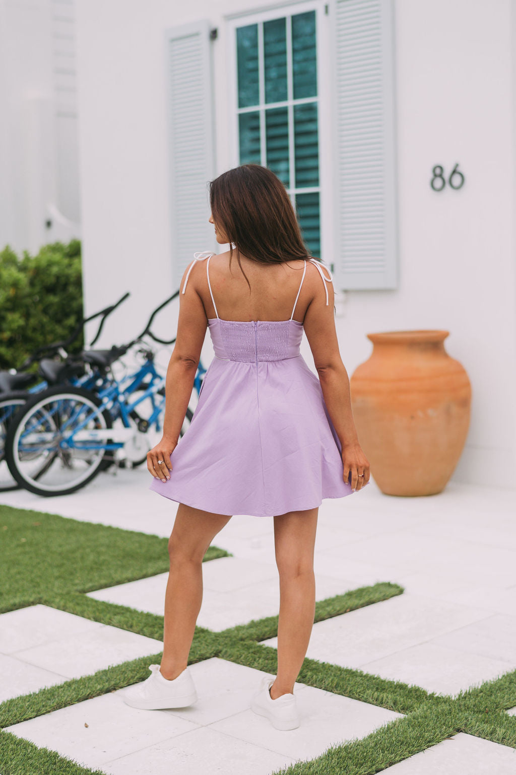 Becca Mini Dress- Lavender