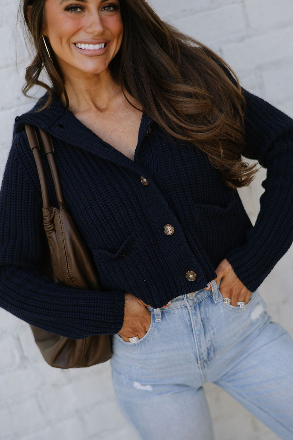 Thea Sweater-Navy