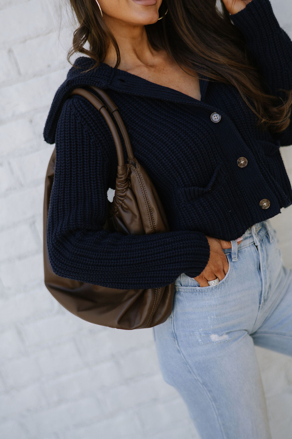 Thea Sweater-Navy