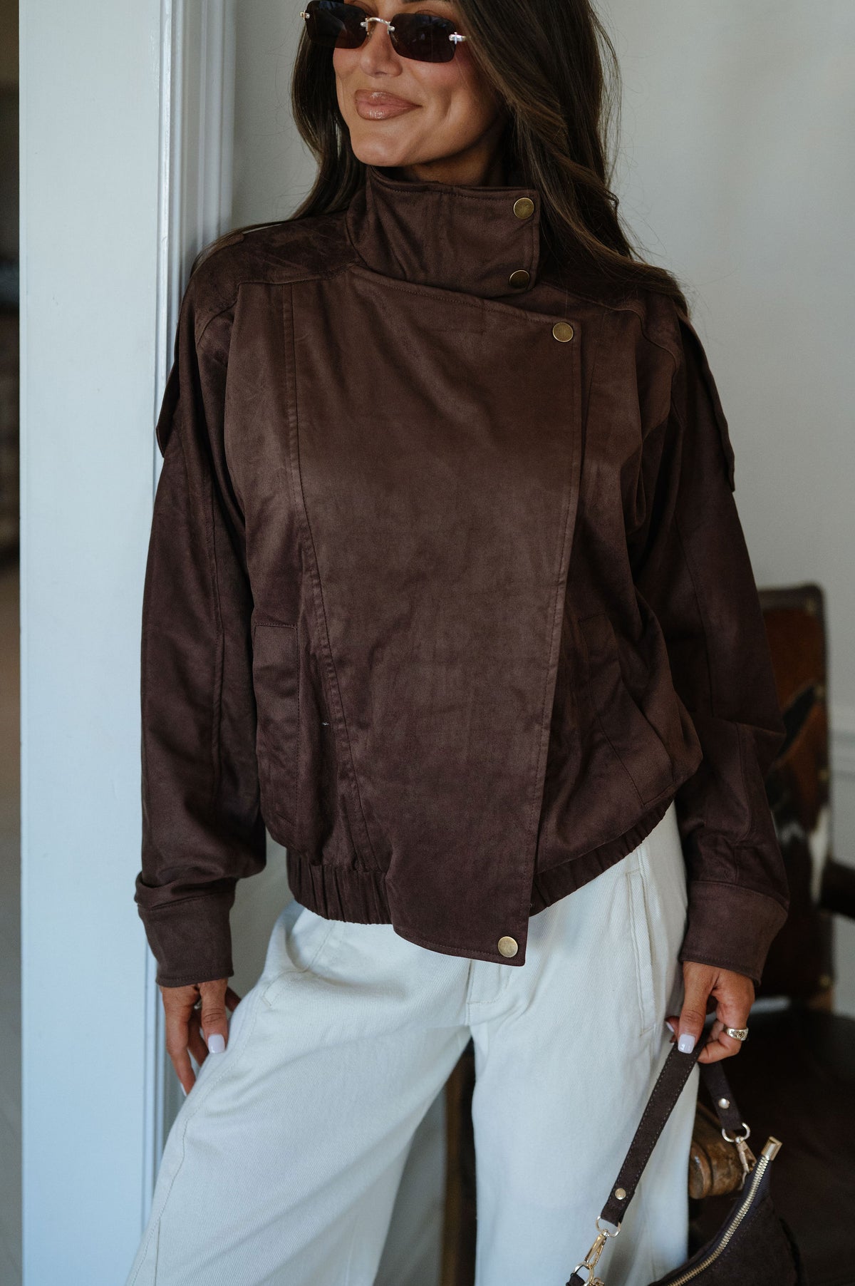 Hayden Bomber Jacket-Brown