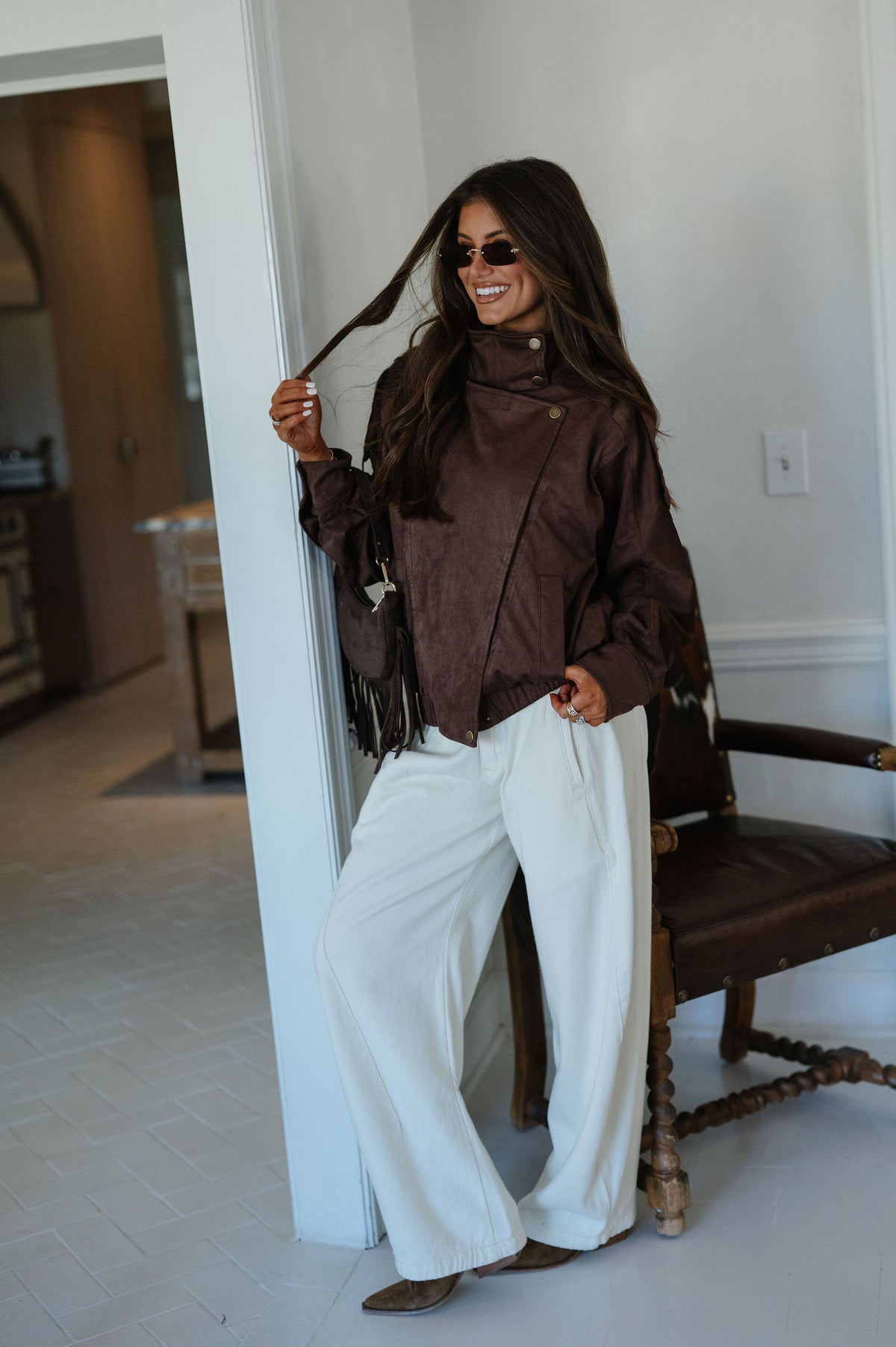 Hayden Bomber Jacket-Brown