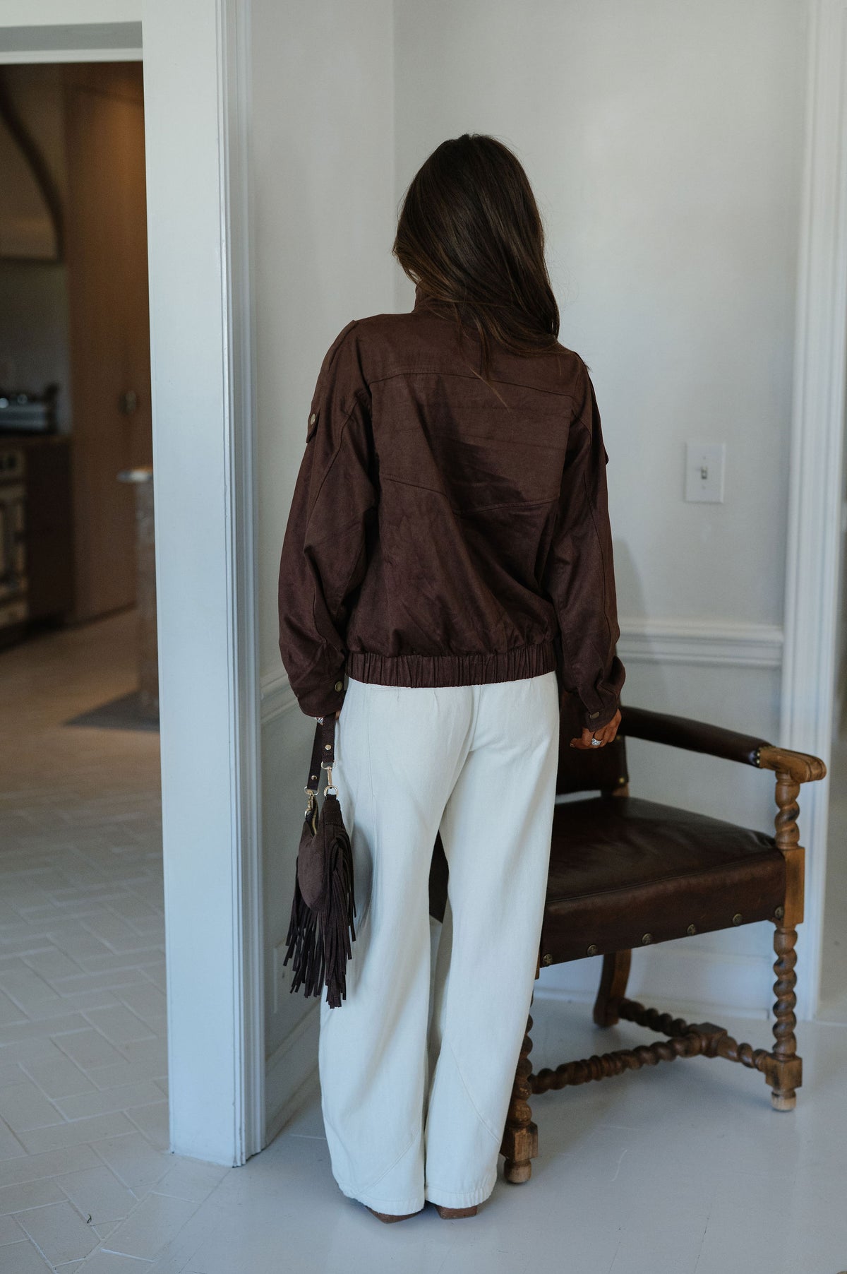 Hayden Bomber Jacket-Brown