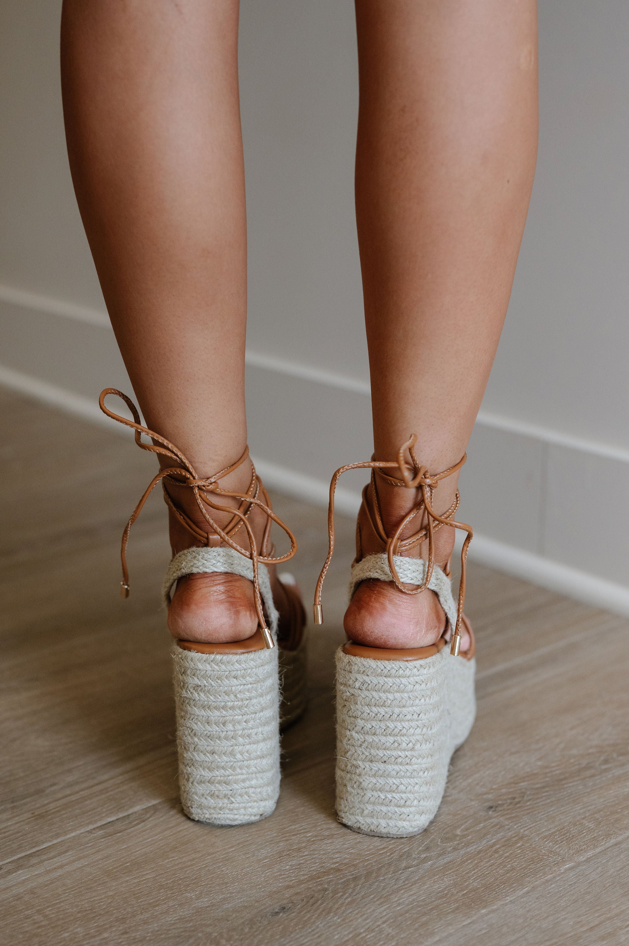 Miya Wrap Up Espadrille-Tan