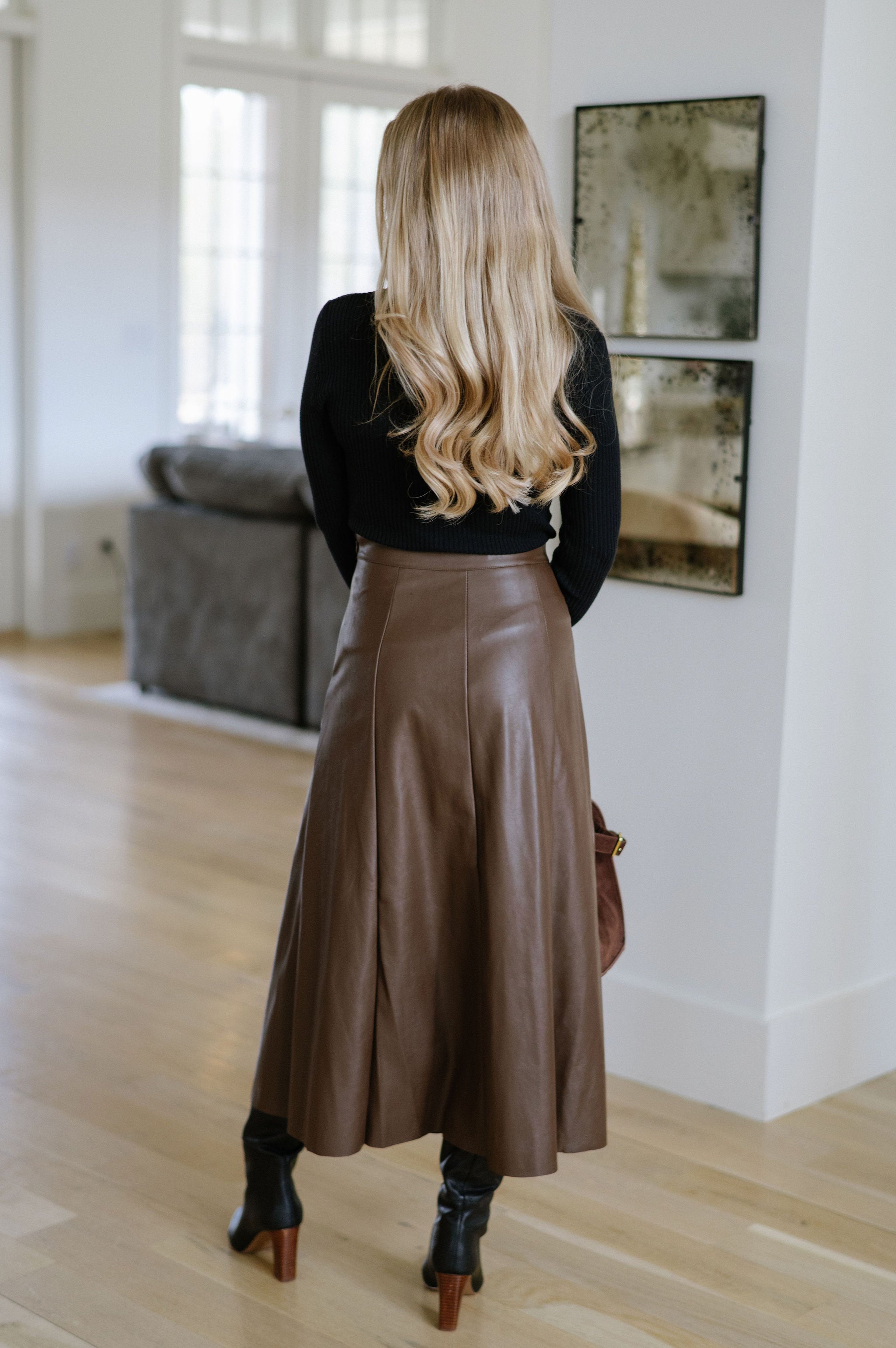 Barker Maxi Skirt-Cocoa