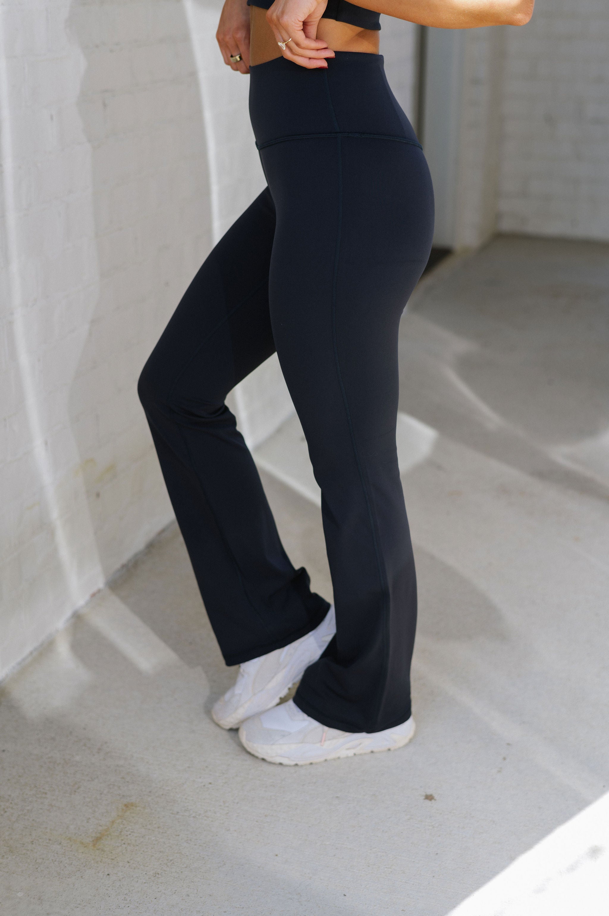 Butterluxe Flare Leggings Set-True Navy