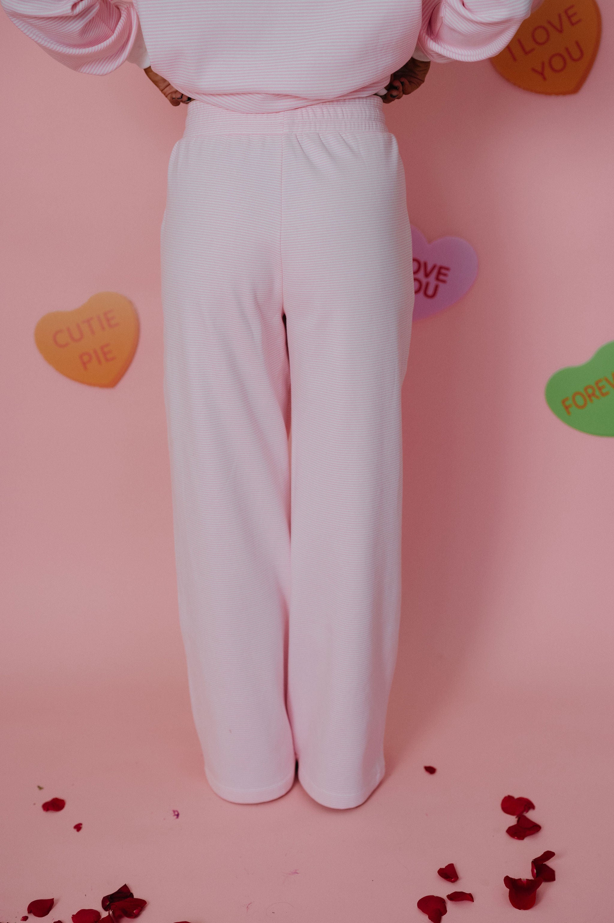 Viviann Pants Set-Pink