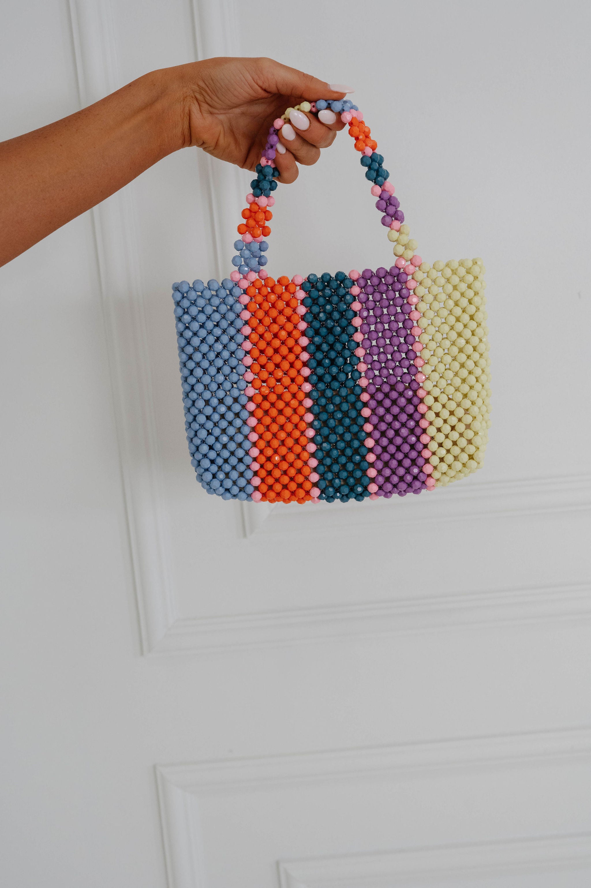 Cove Rainbow Beaded Bag