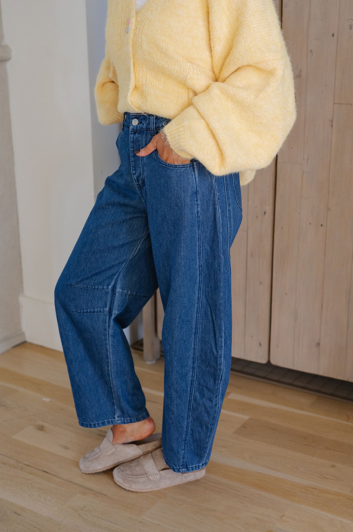 Chandler Barrel Jeans-Denim