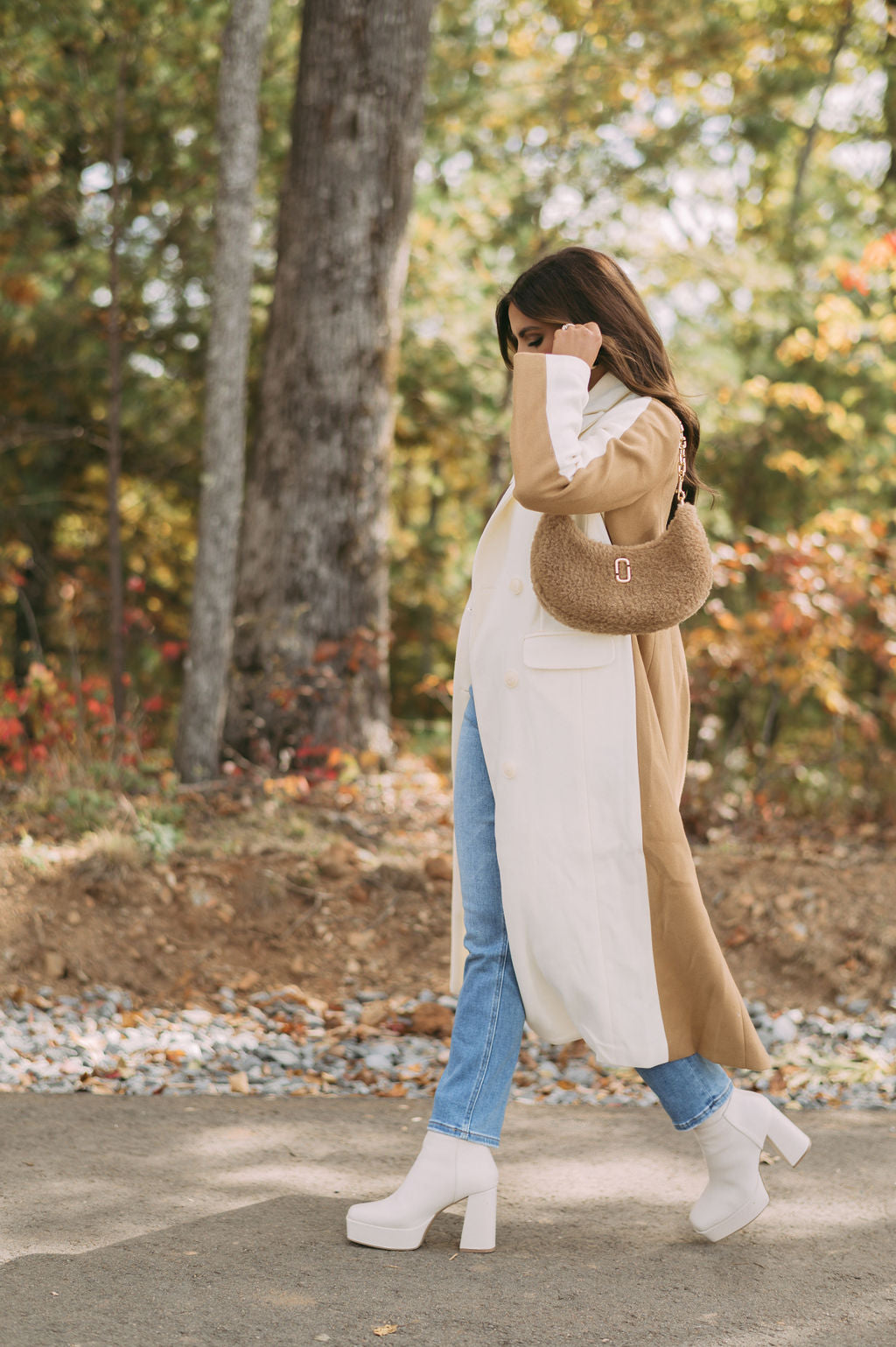 Two Toned Long Coat