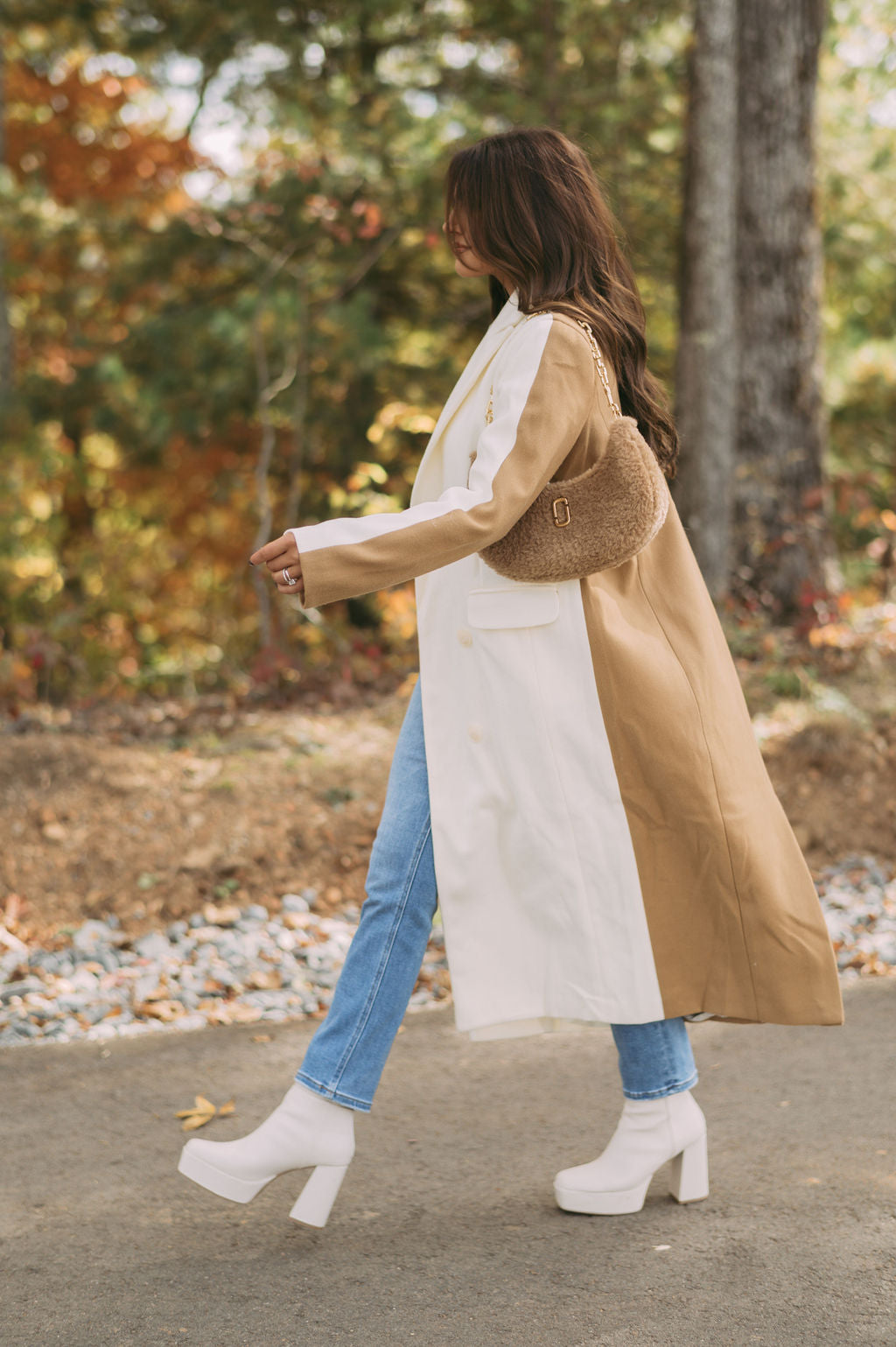 Two Toned Long Coat