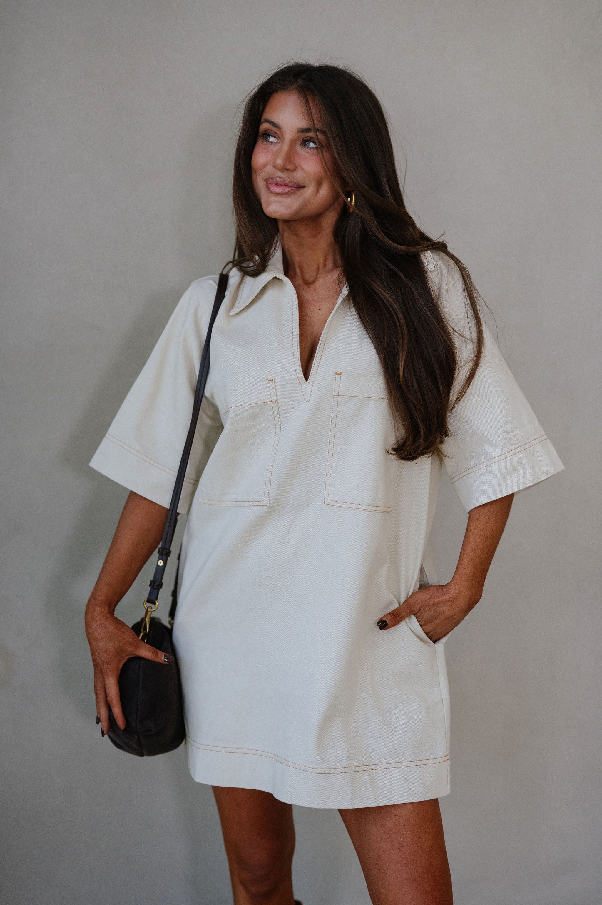 Dasha Dress-Natural