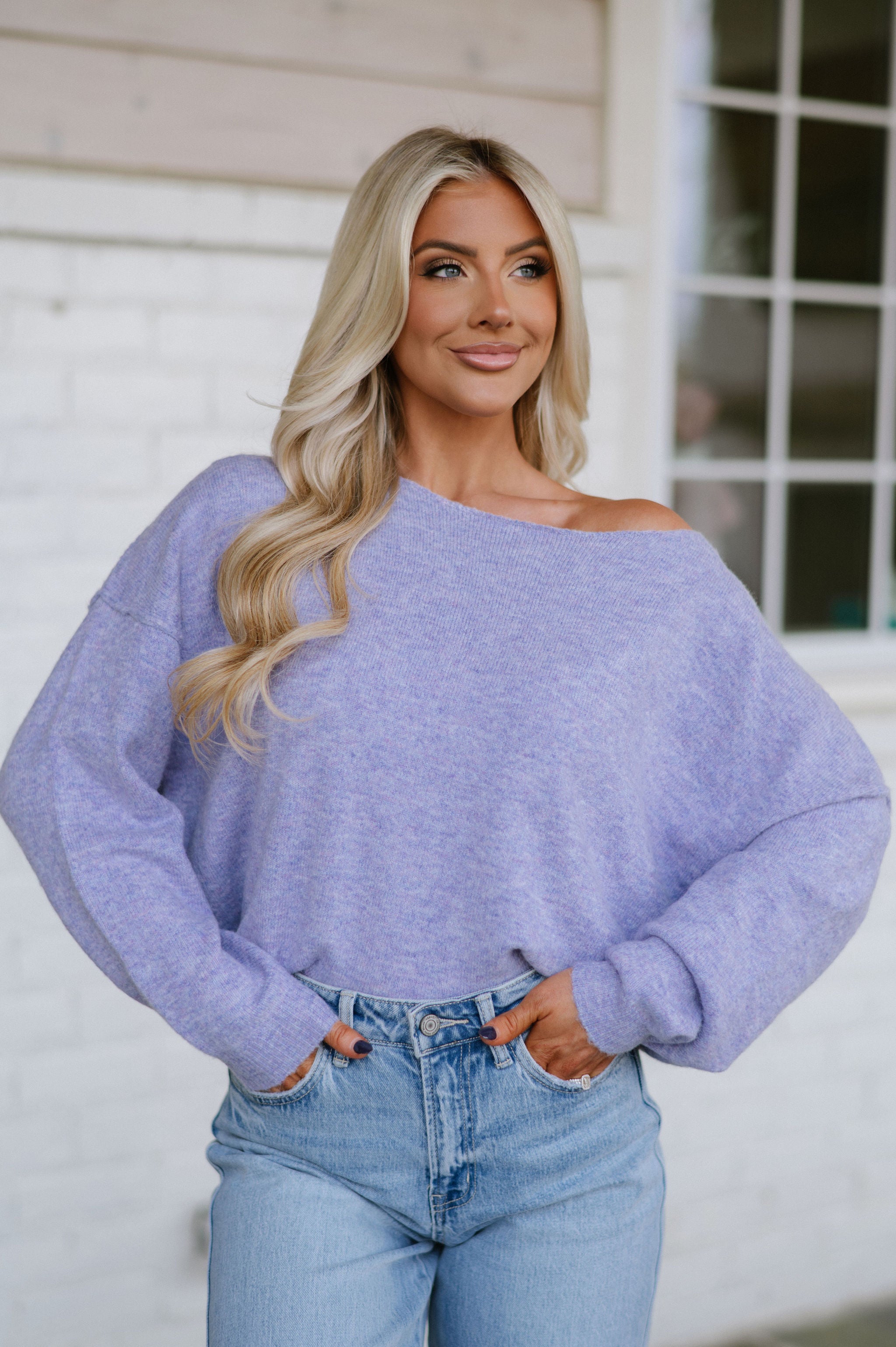 Barkley Sweater-Lilac