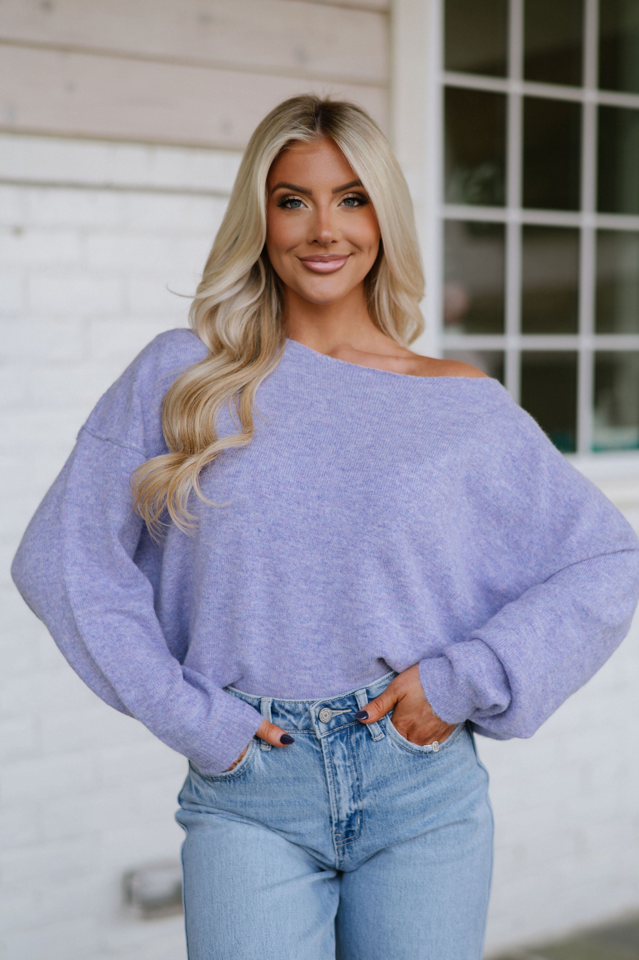 Barkley Sweater-Lilac