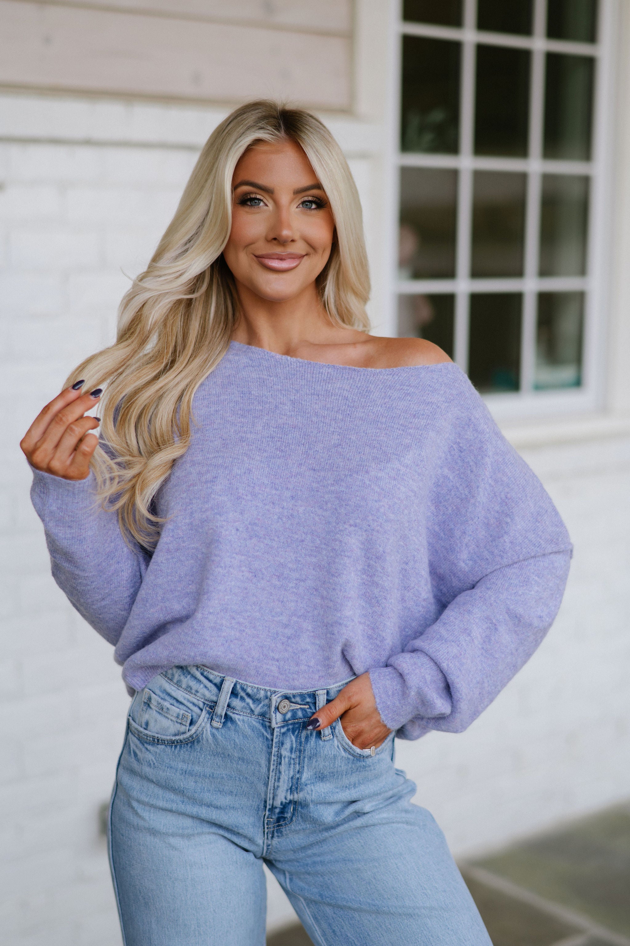 Barkley Sweater-Lilac