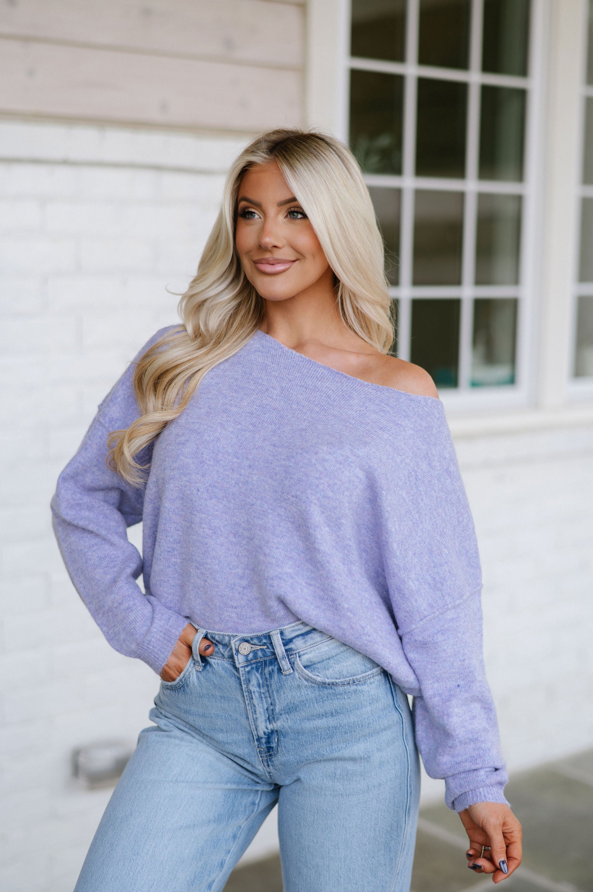 Barkley Sweater-Lilac