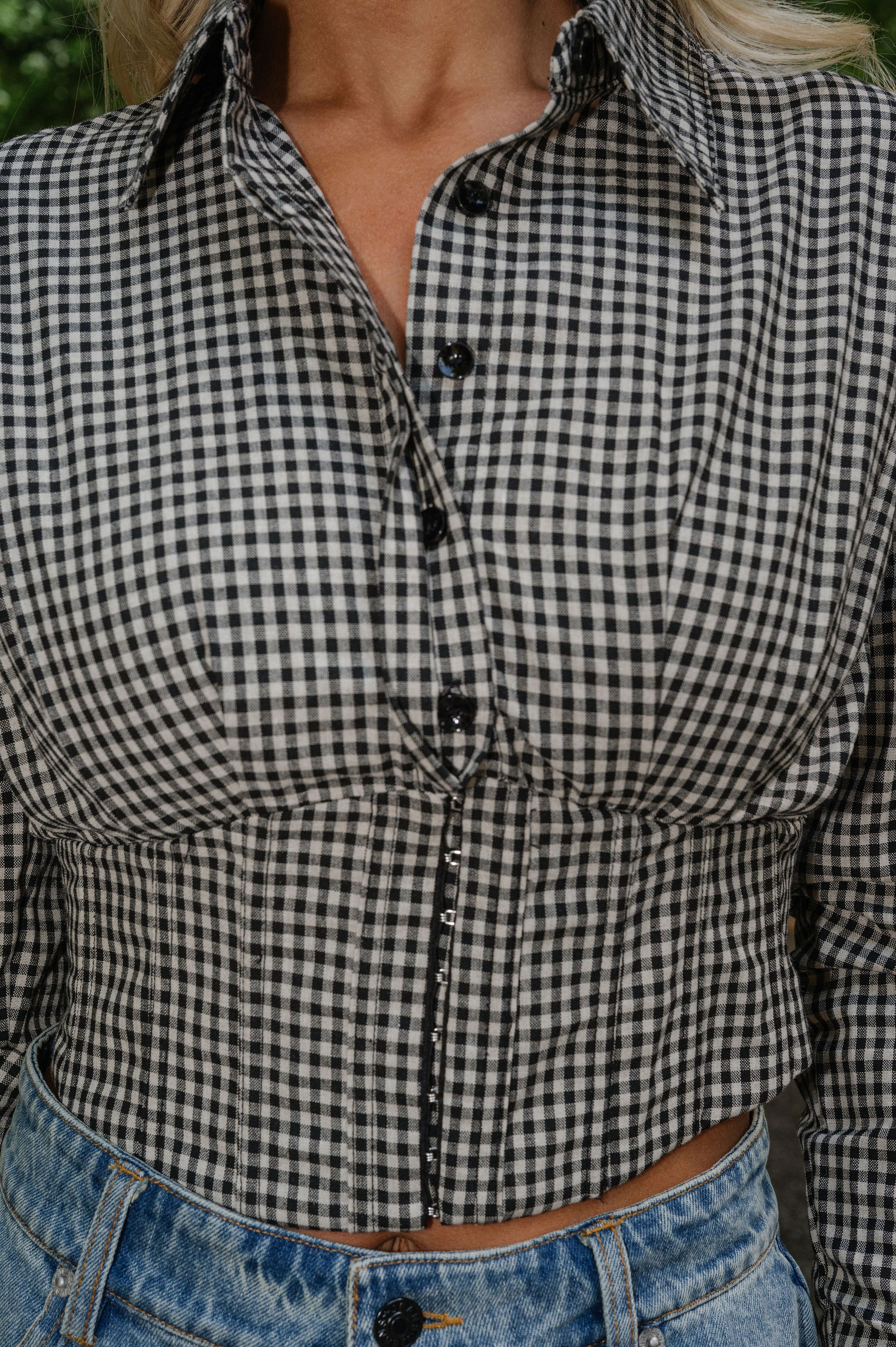 Langston Top-Black/Taupe