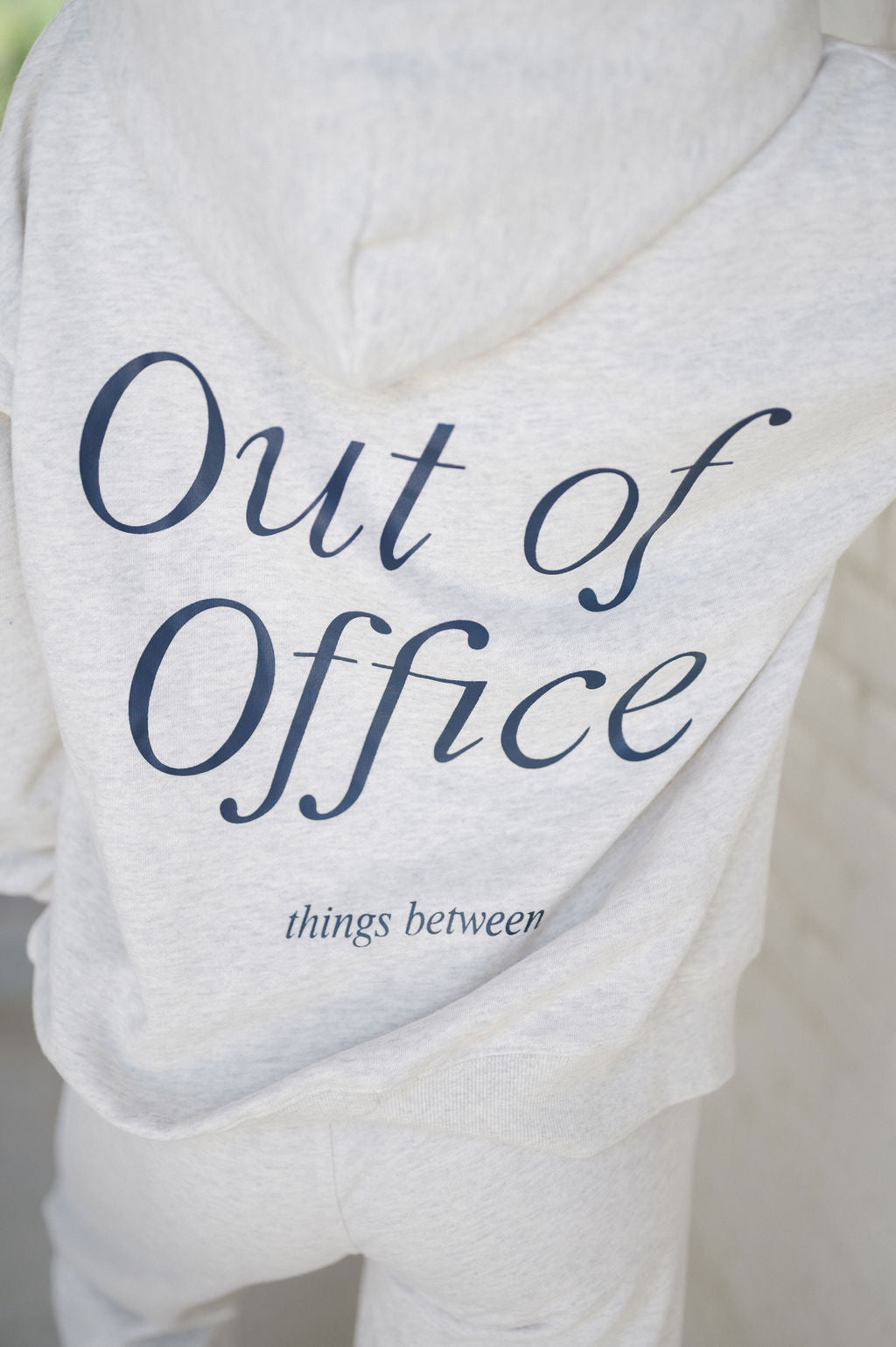 Out Of Office Hoodie Set- Heather Oat