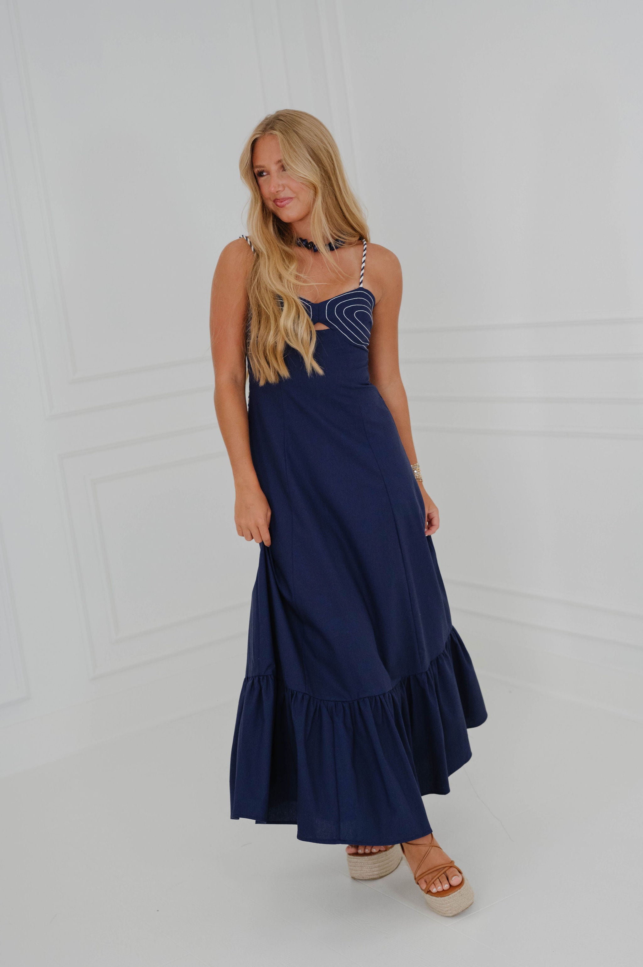 Kodi Maxi Dress-Navy