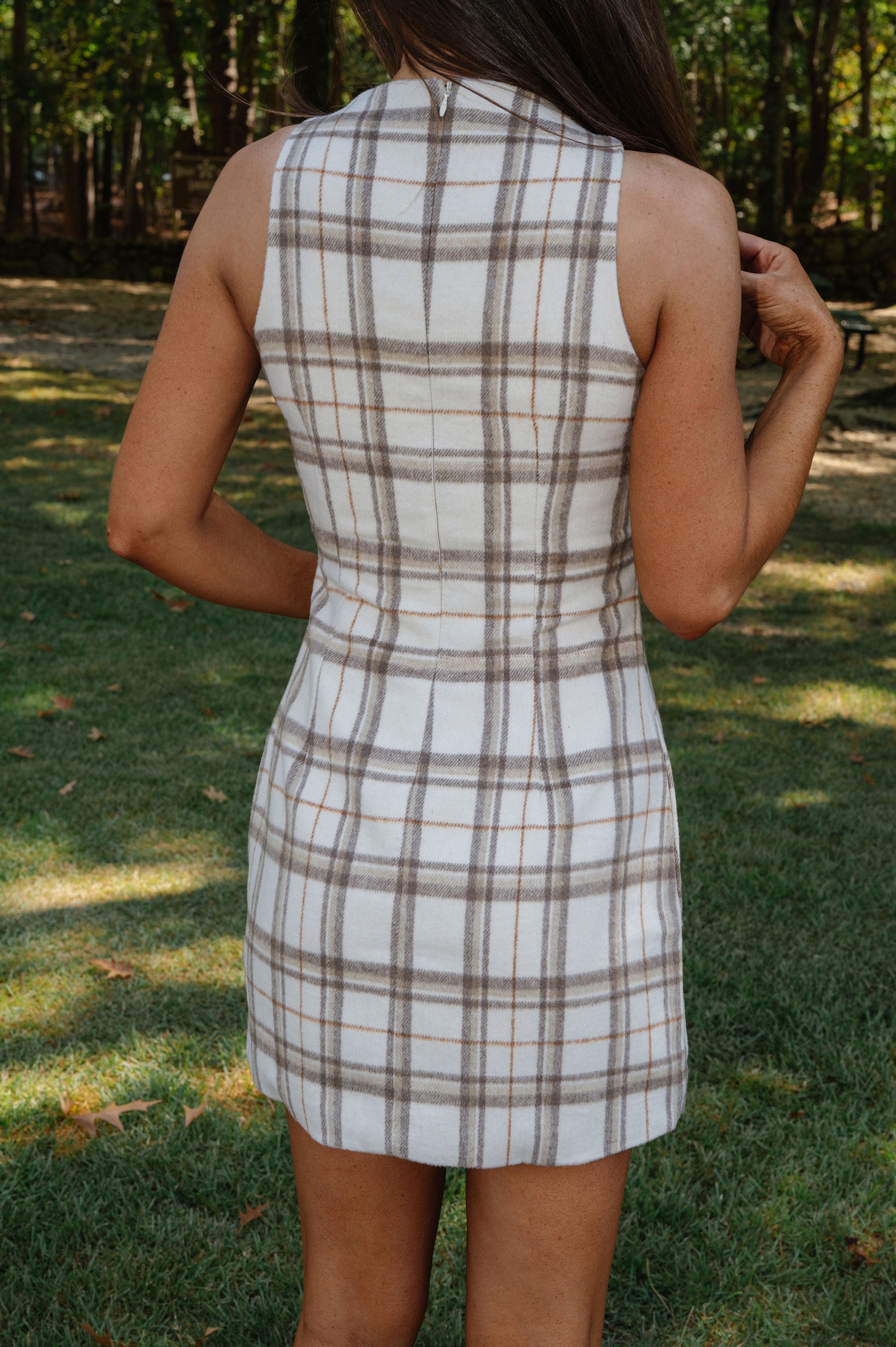 Blair Mini Dress- Brown