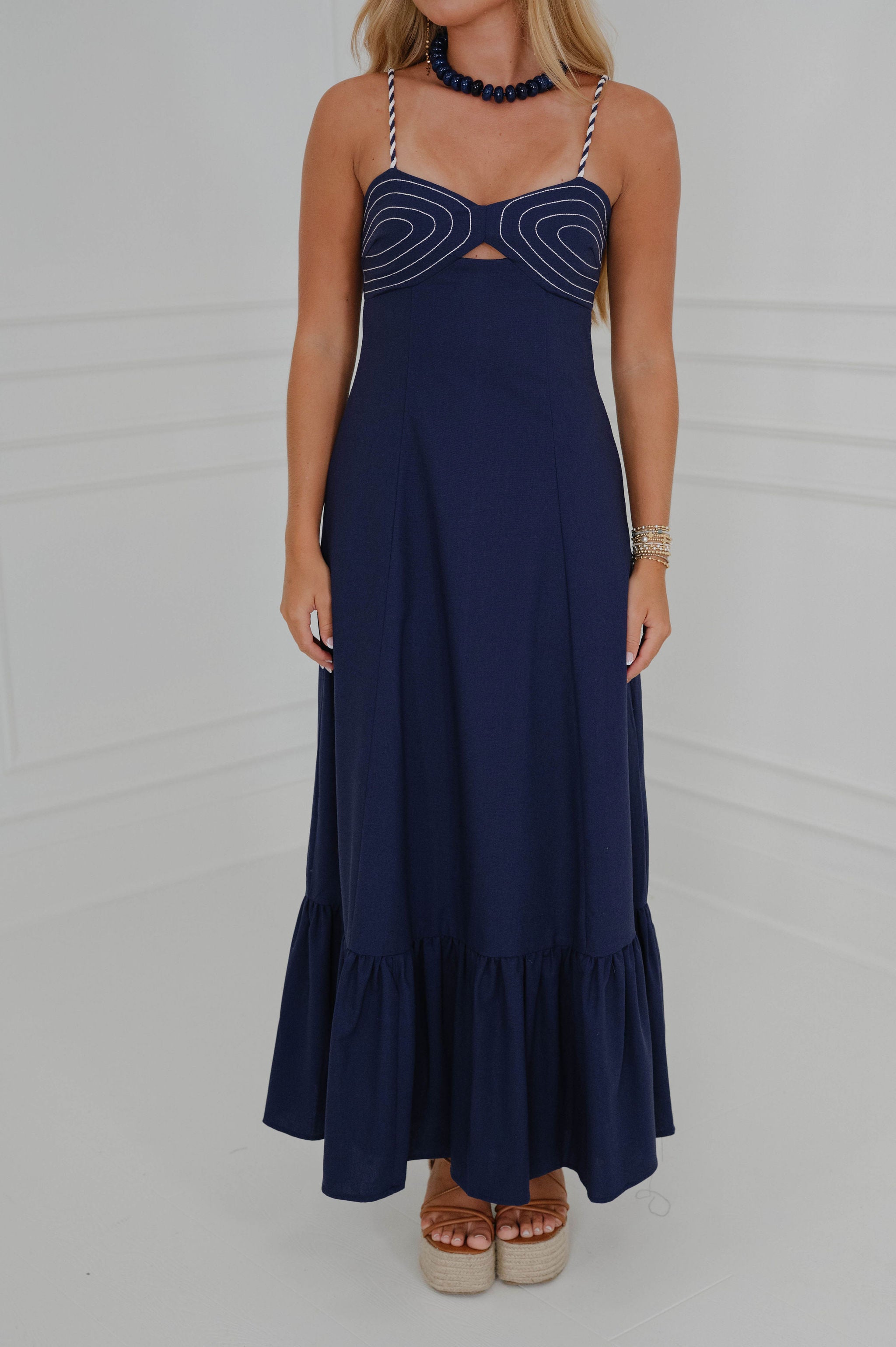 Kodi Maxi Dress-Navy