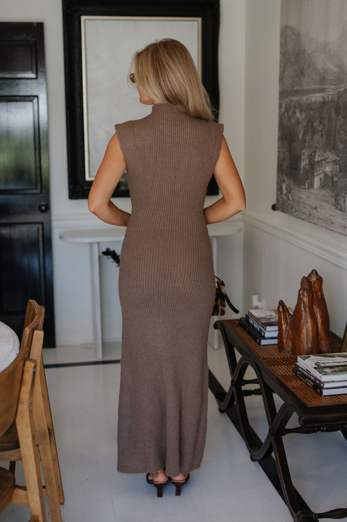 Merritt Sweater Maxi Dress-Mocha