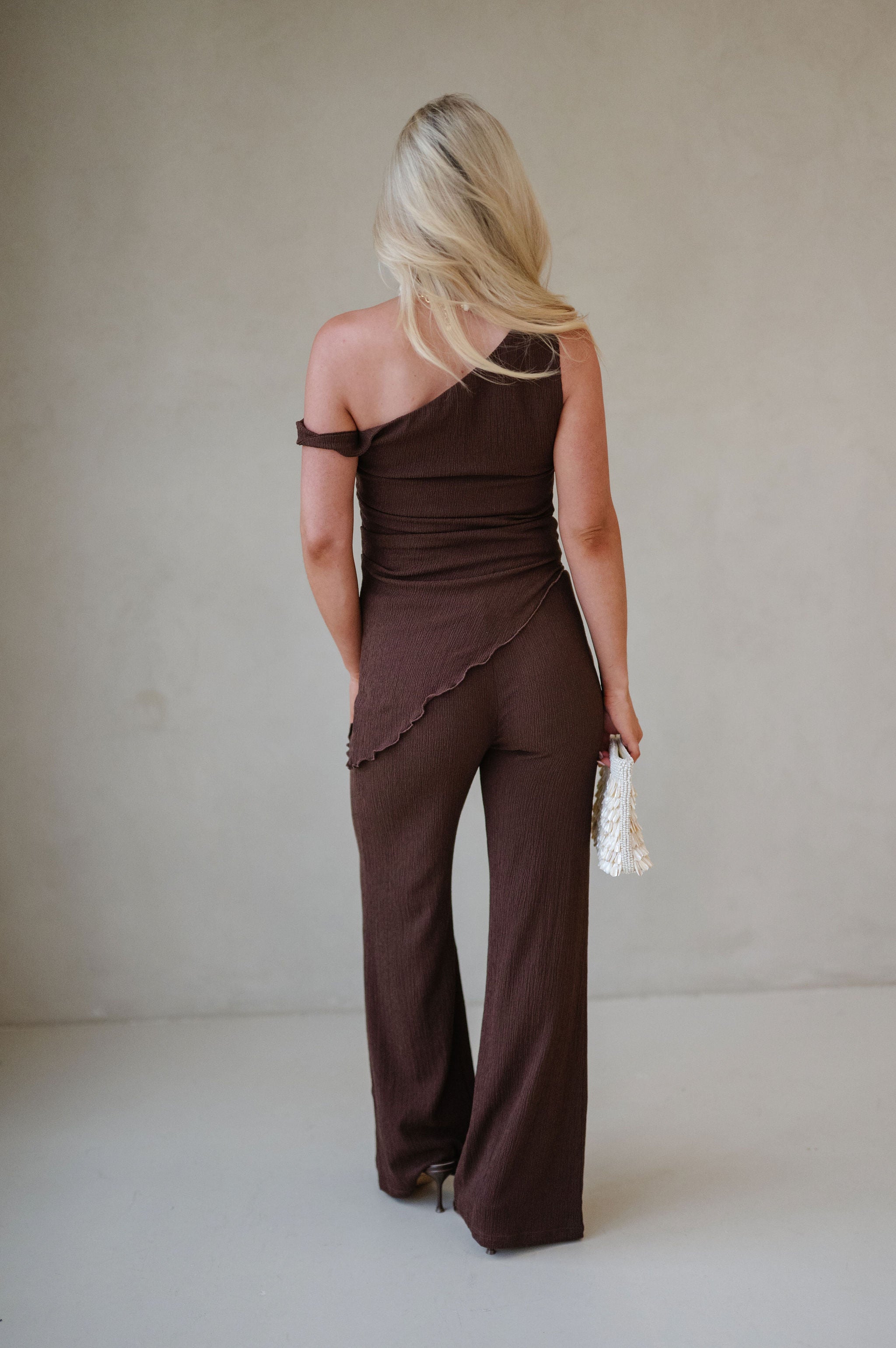 Donnie Pants Set-Brown