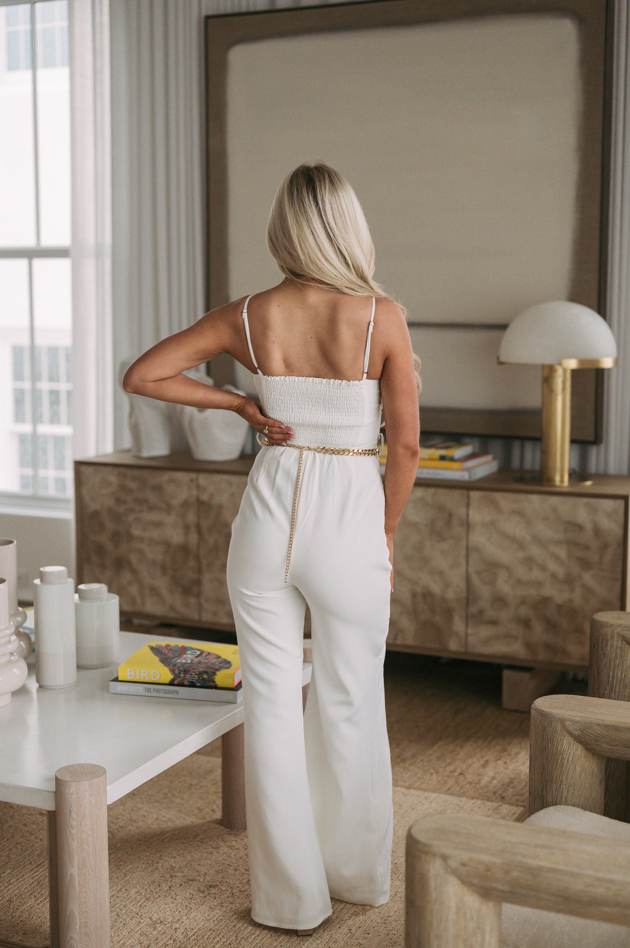 Zoey Jumpsuit- White