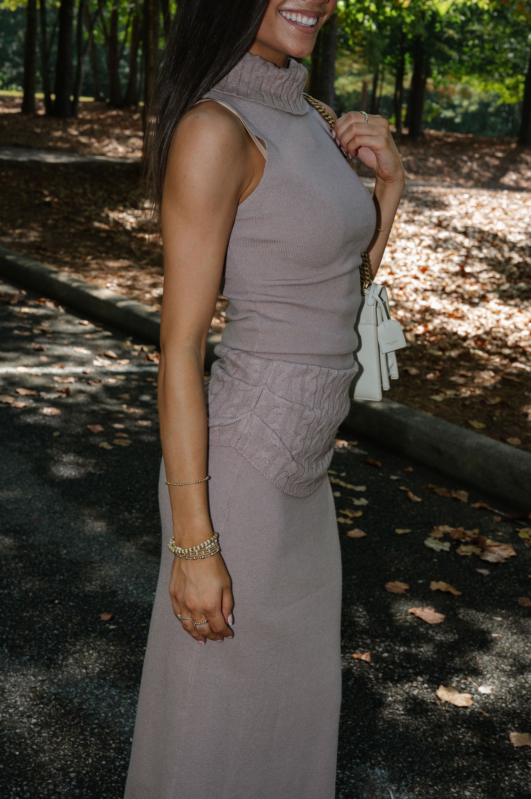Arden Skirt Set- Taupe