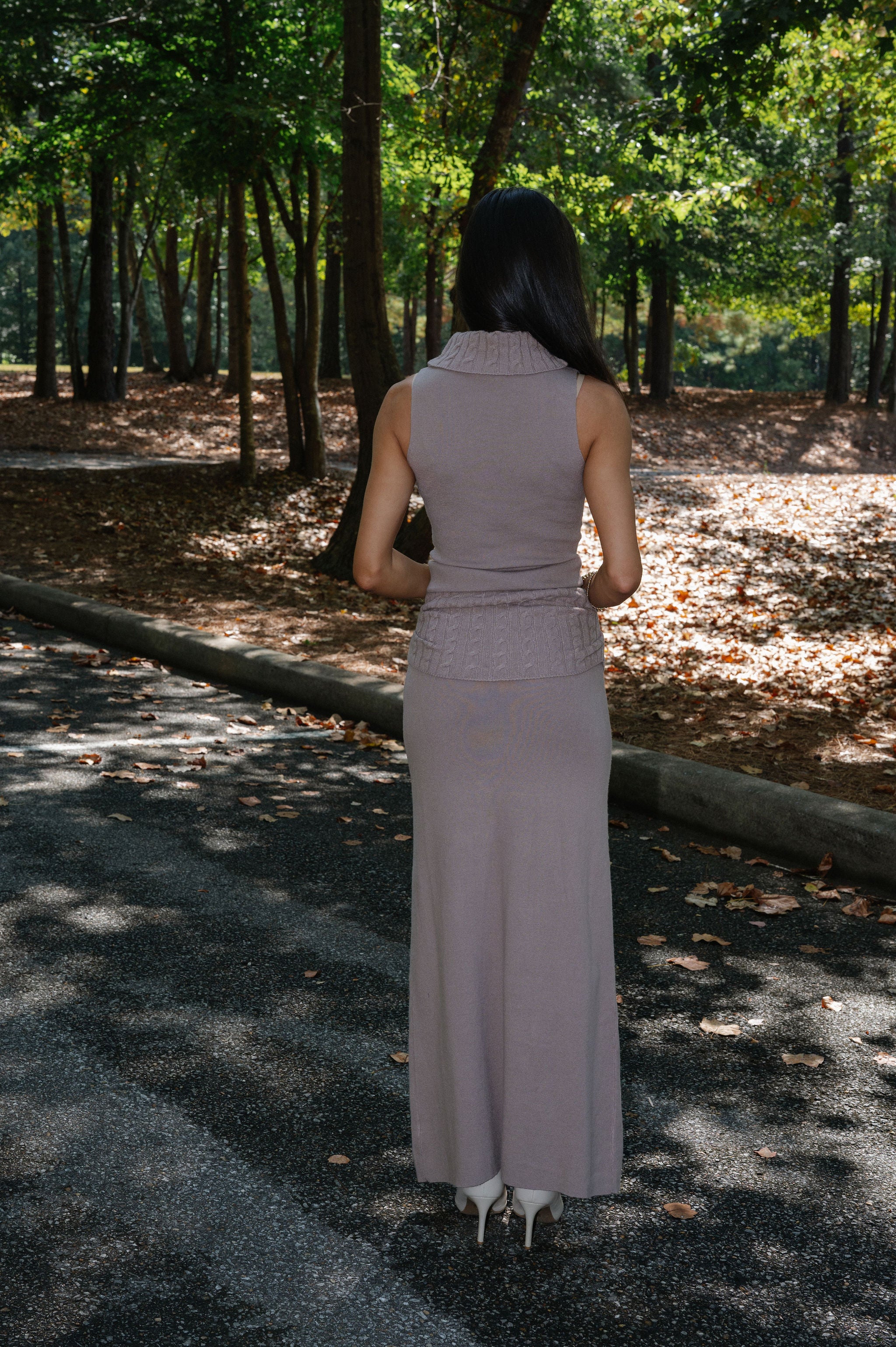 Arden Skirt Set- Taupe
