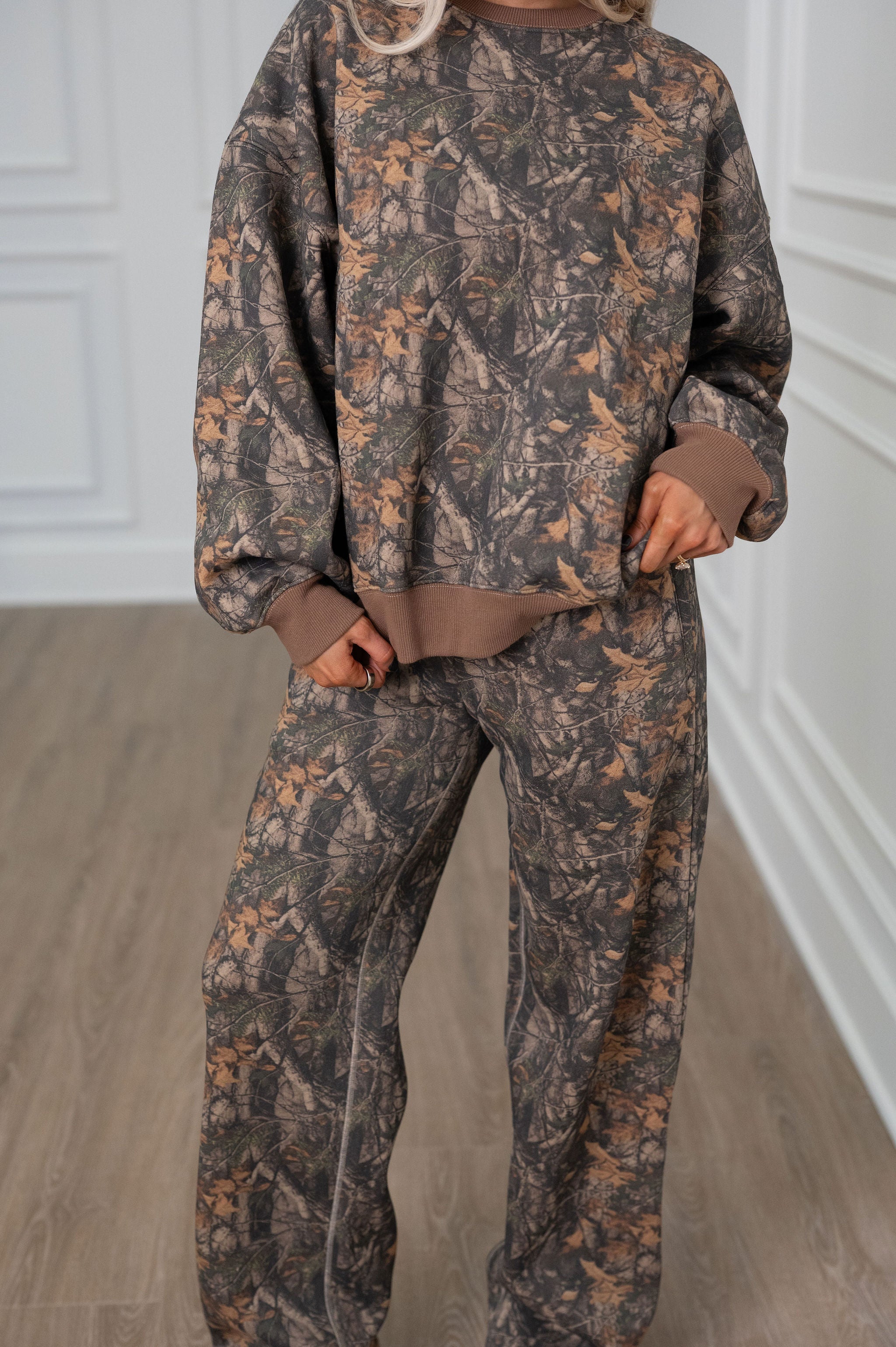 Bayou Fleece Sweatshirt-Camo