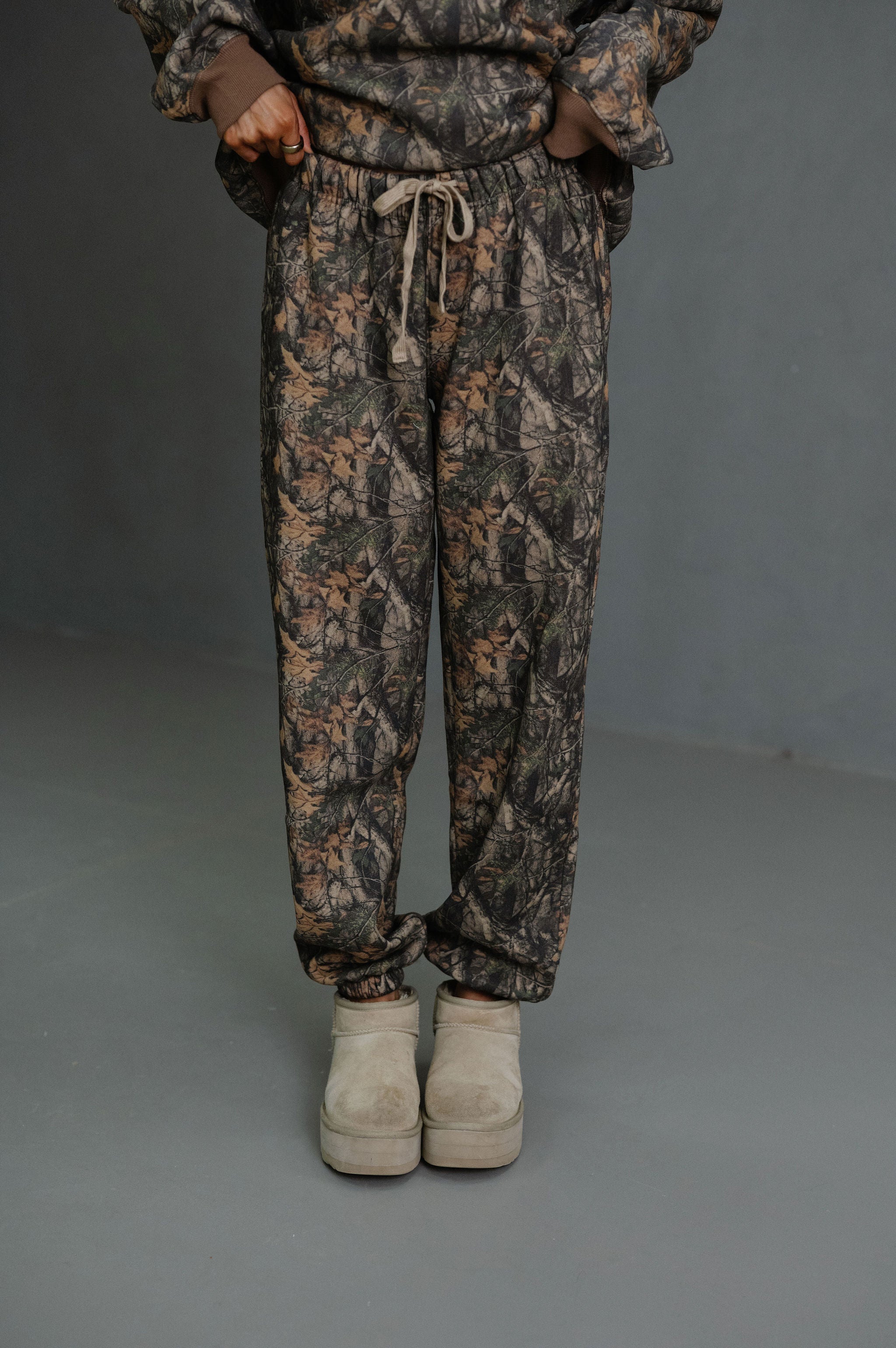 Bayou Fleece Jogger Sweatpants-Camo
