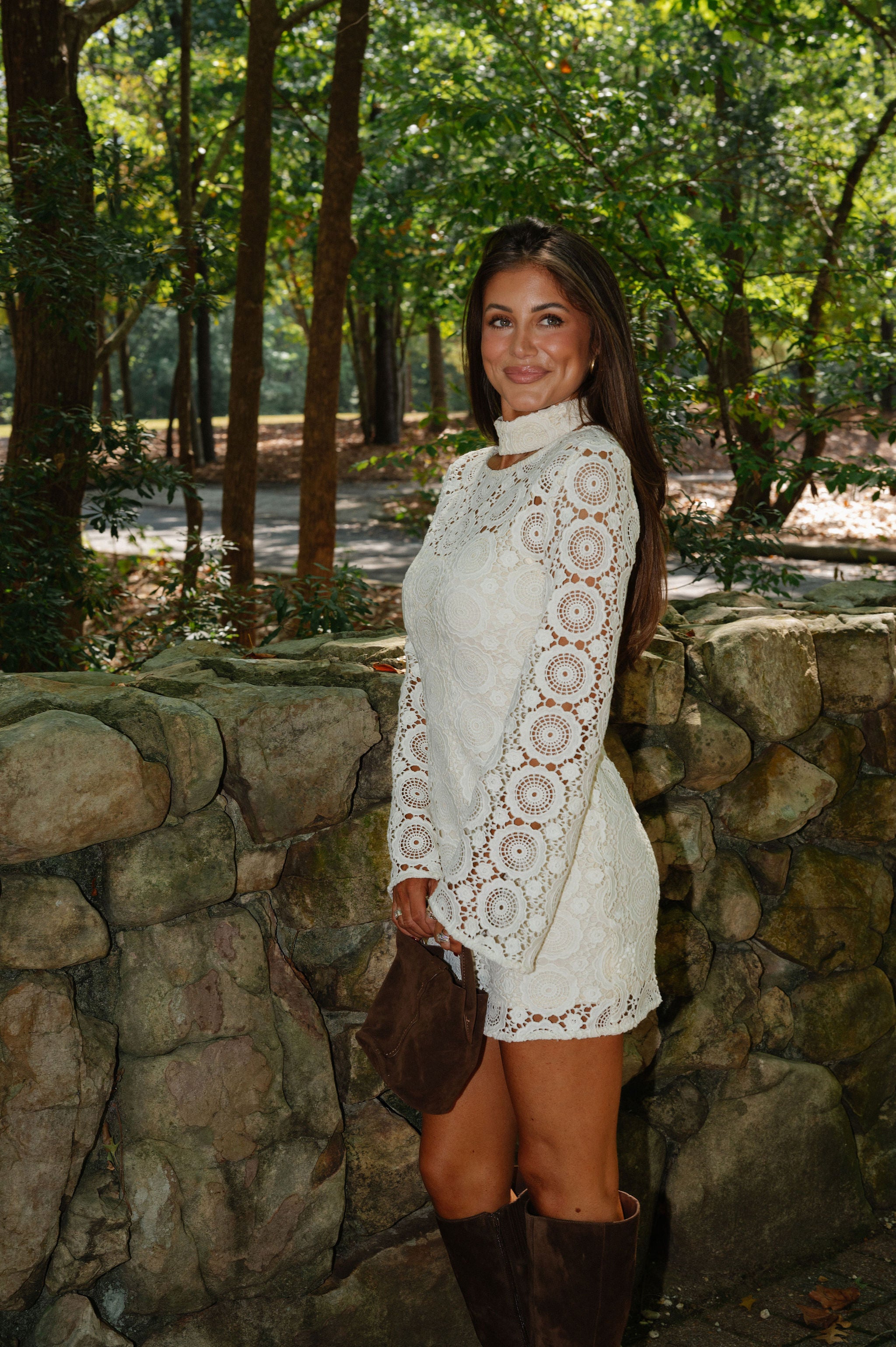 PREORDER/Crochet Bell Sleeve Dress-Cream//PREORDER 11/20