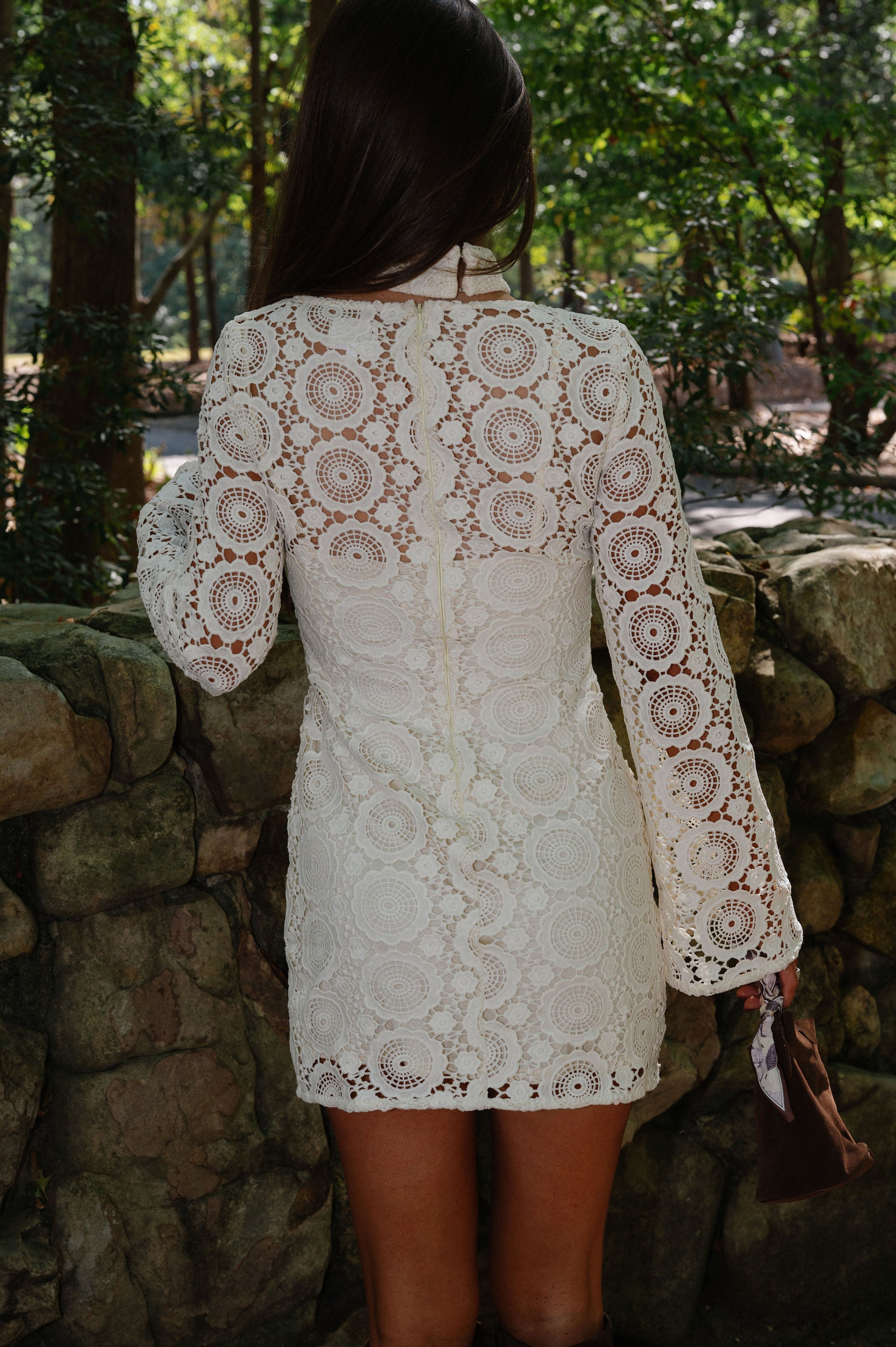 PREORDER/Crochet Bell Sleeve Dress-Cream//PREORDER 11/20