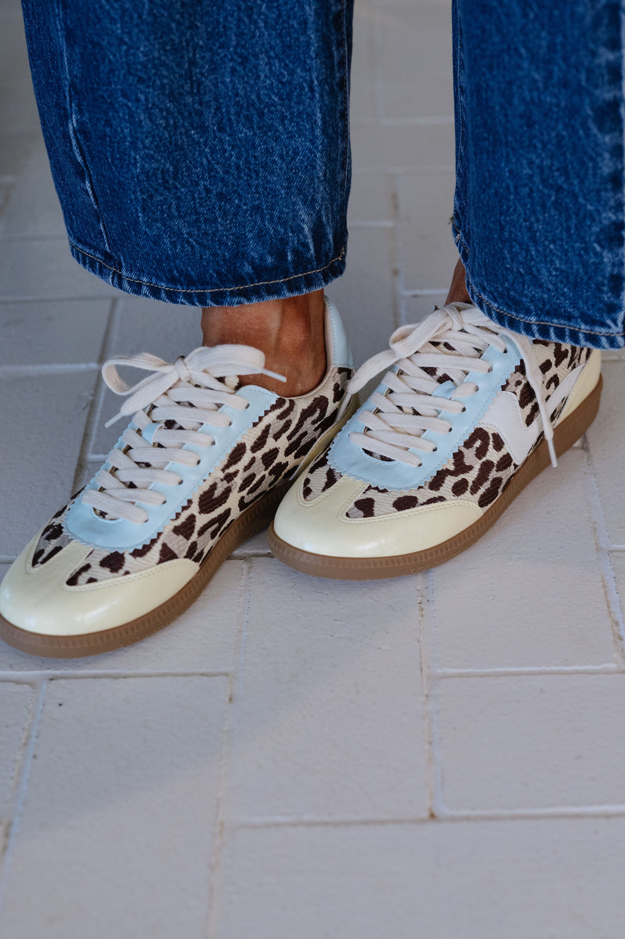 The Kyla Sneaker-Leopard