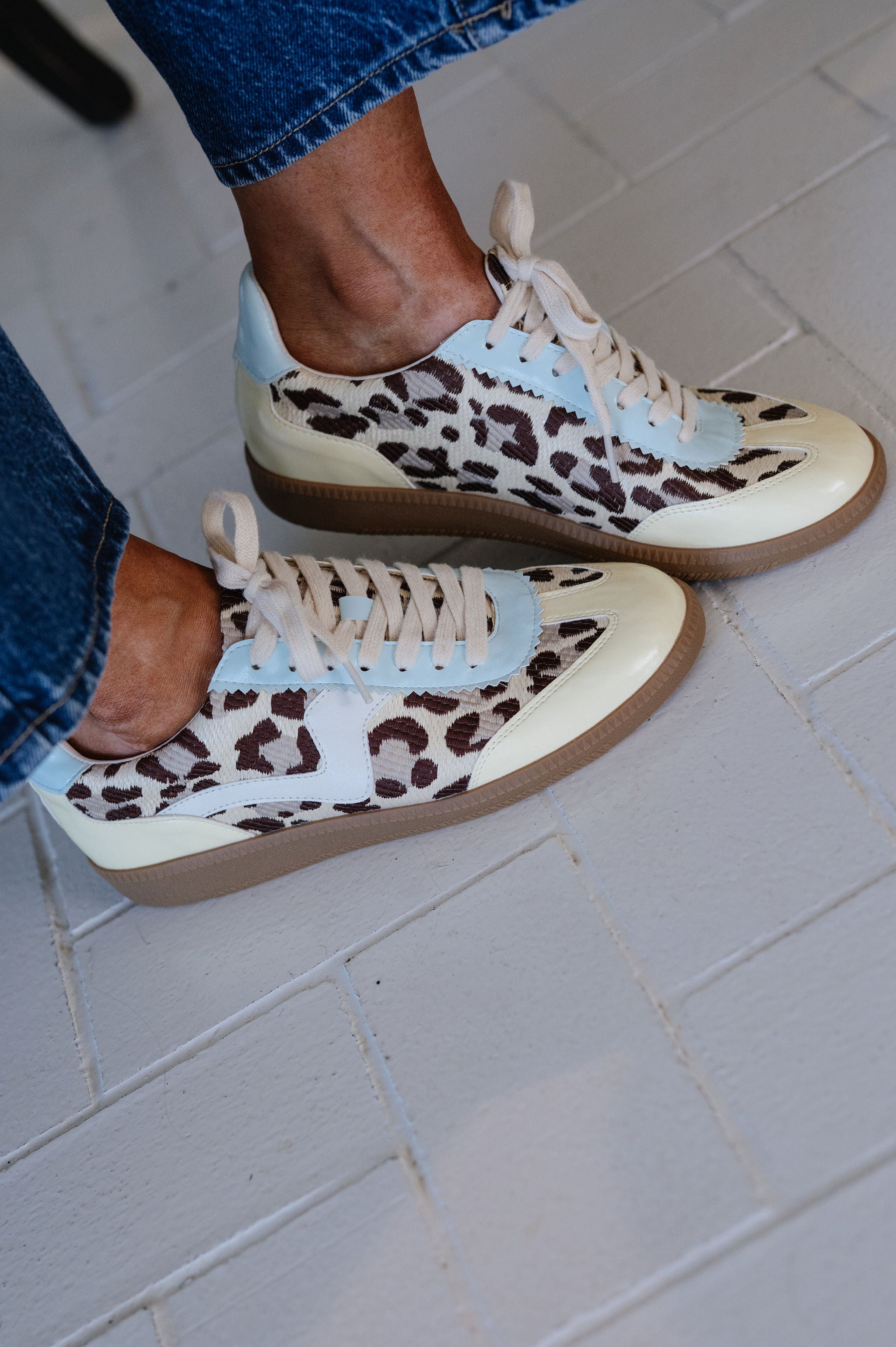 The Kyla Sneaker-Leopard