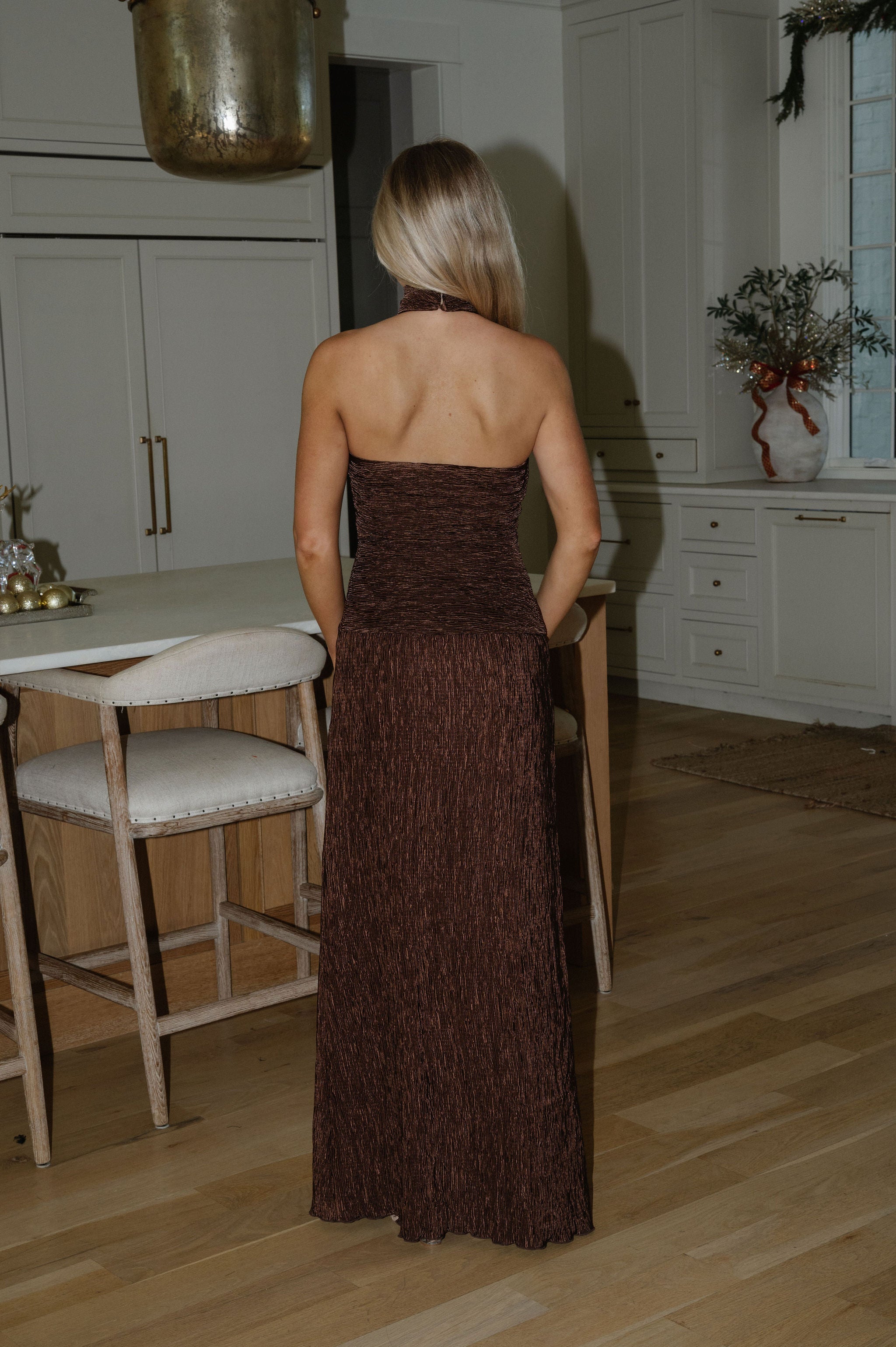Sadie Maxi Gown-Brown