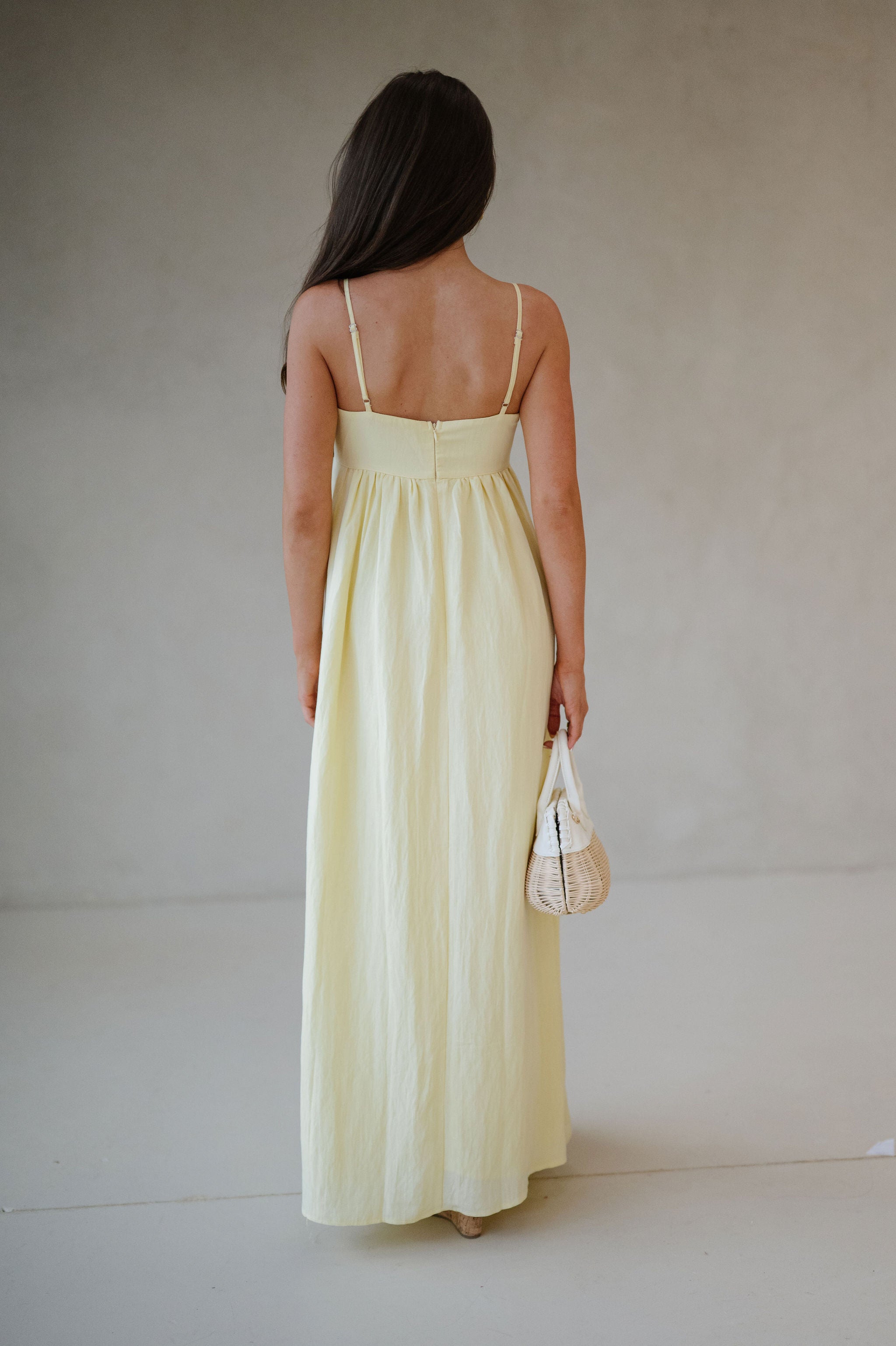 Sunny Maxi Dress-Lemon