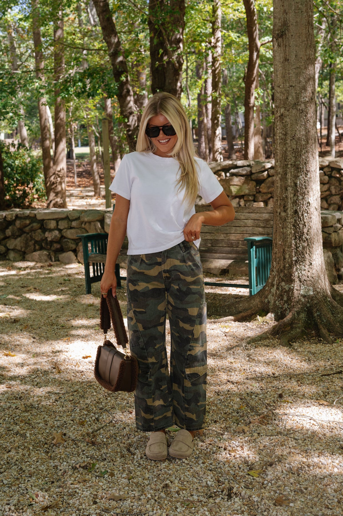 Camouflage Utility Cargo Pants