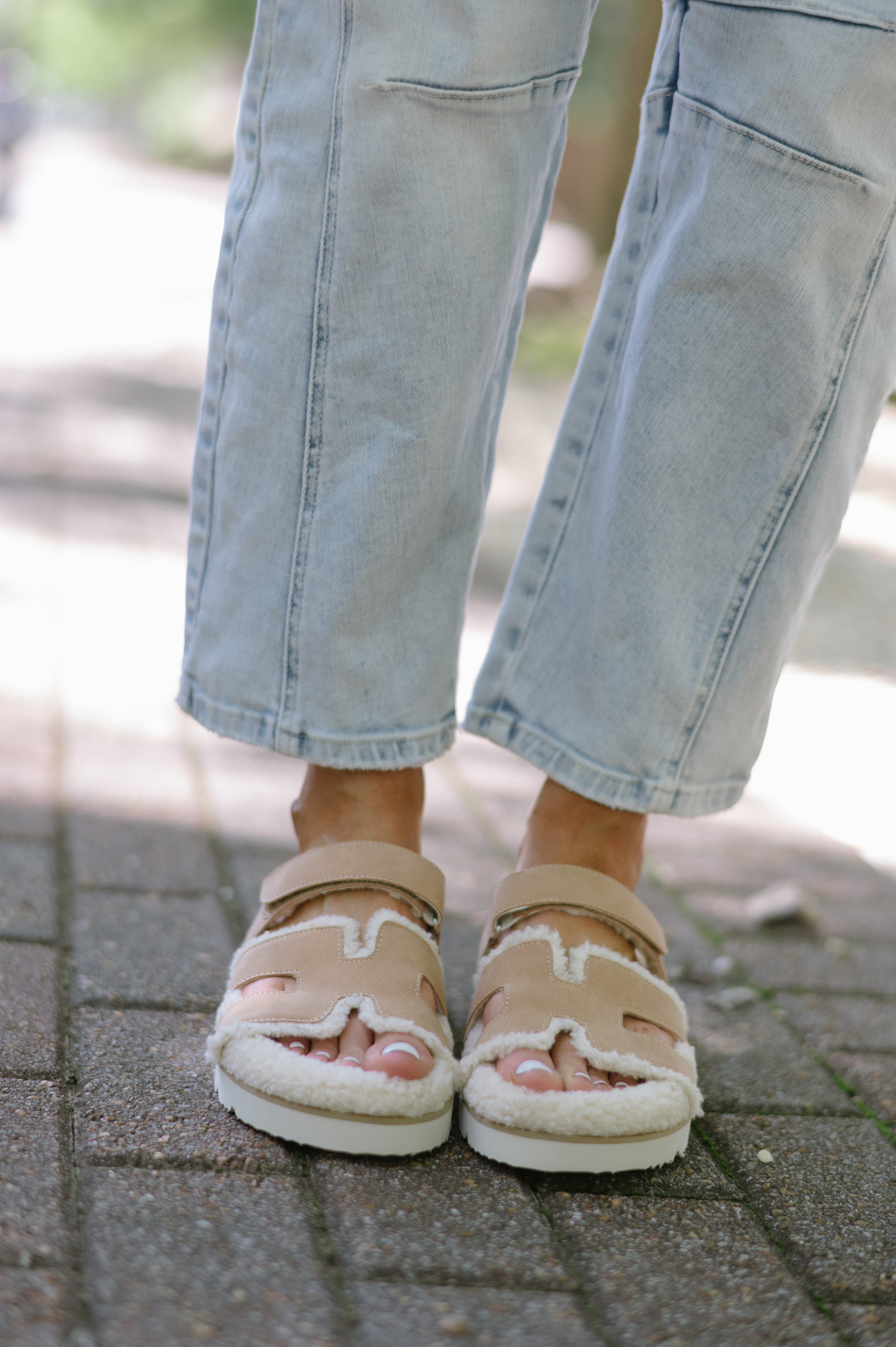 Alpine Sherpa Slippers-Camel