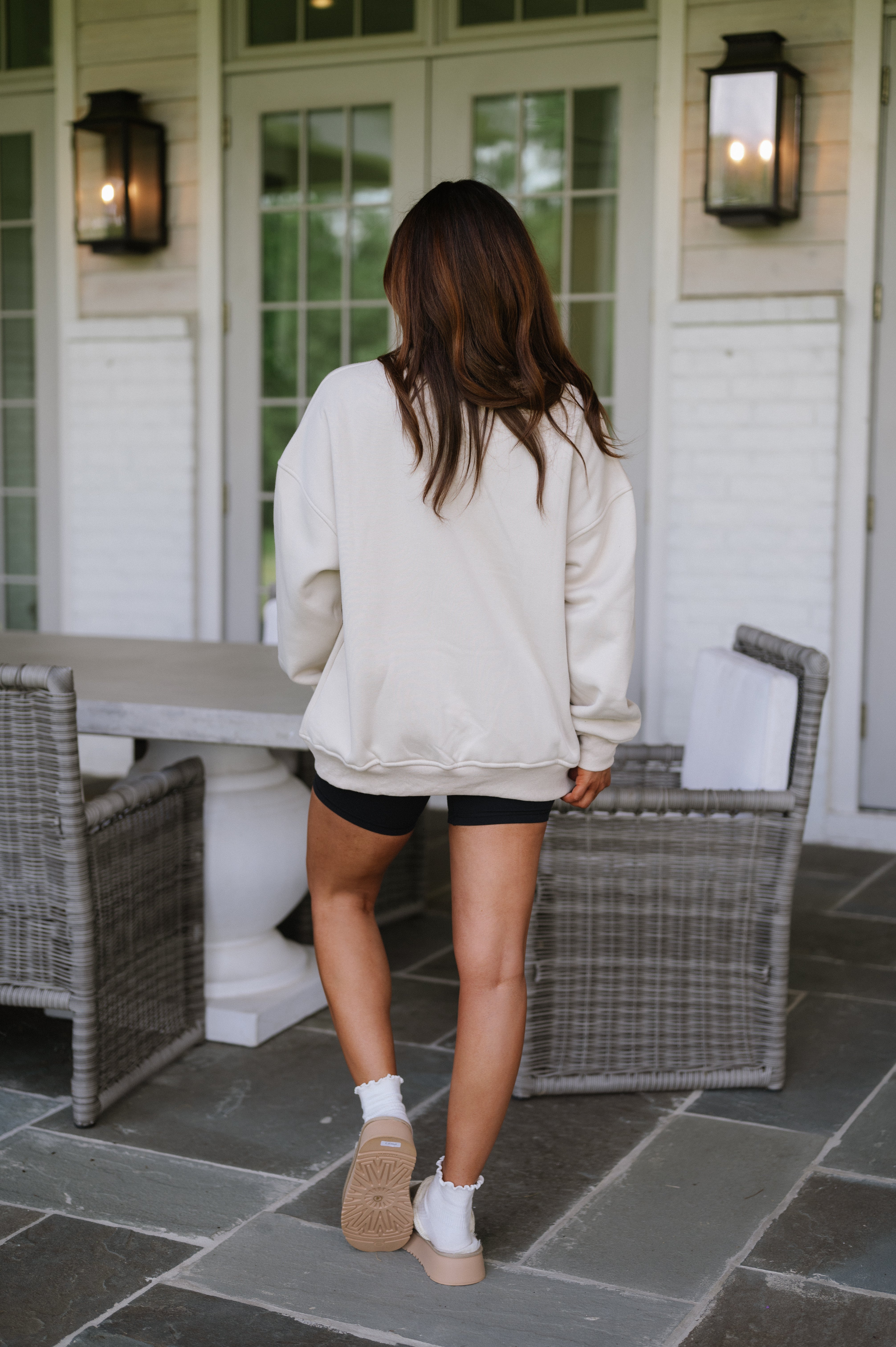 Colorado Oversized Sweatshirt-Beige