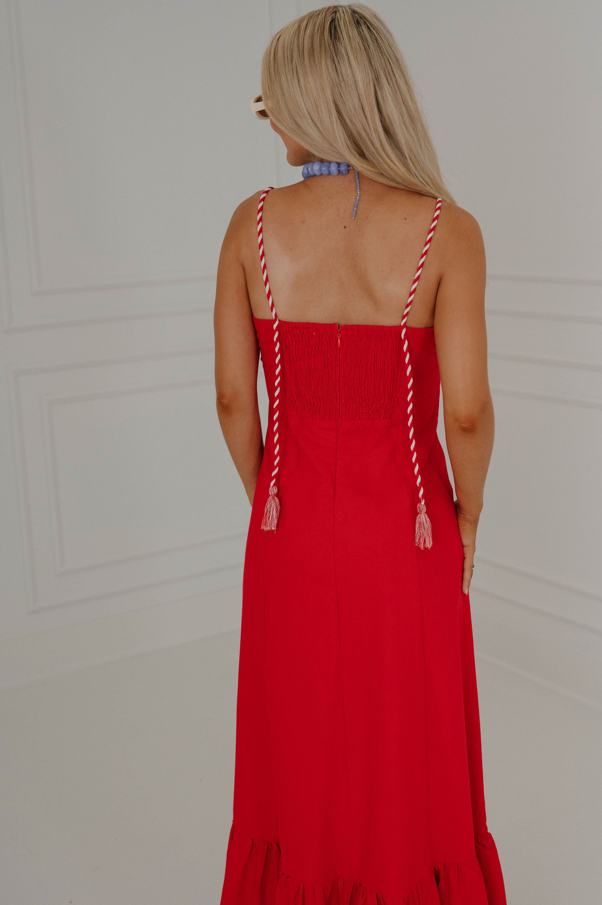 Kodi Maxi Dress-Red